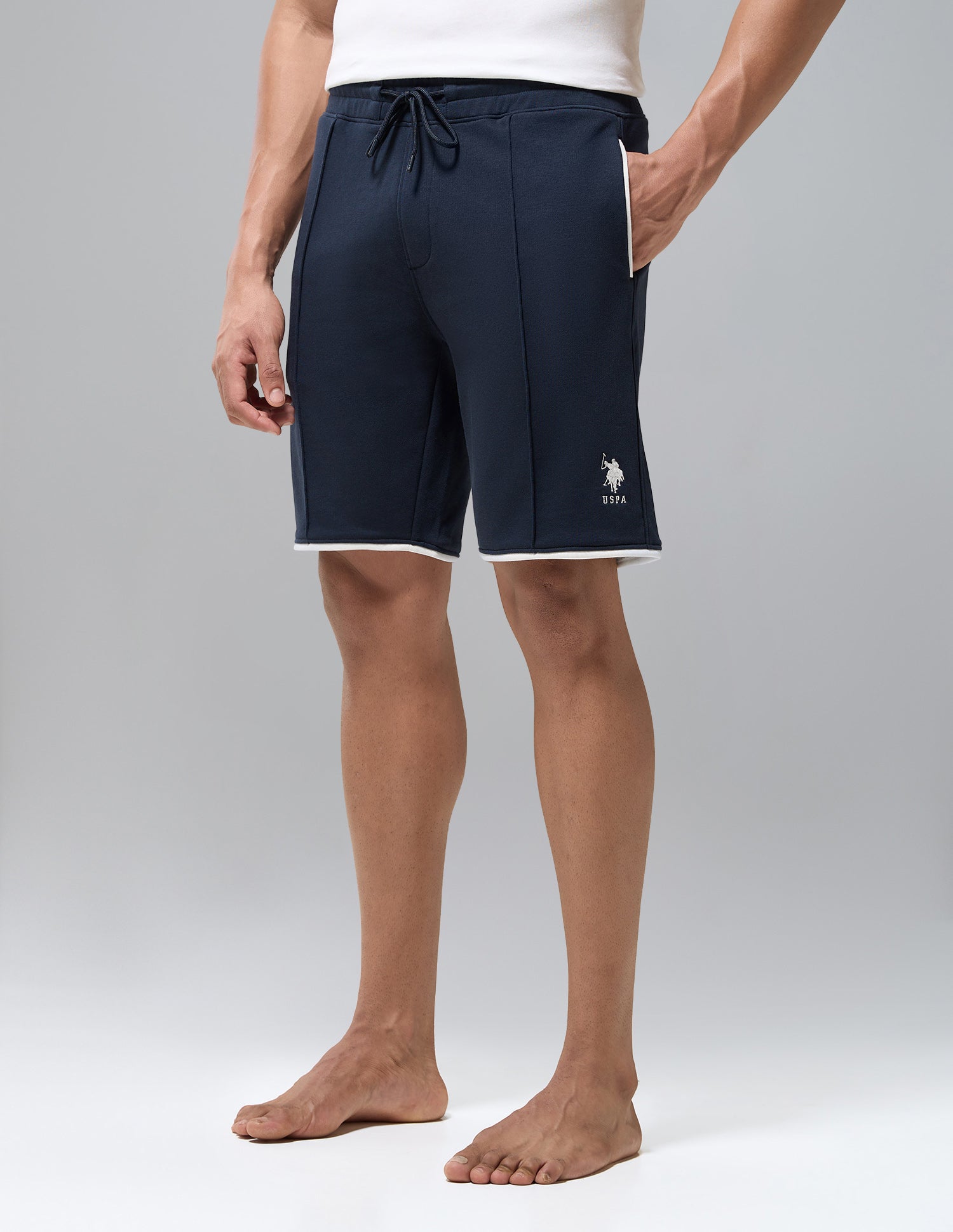 Temperature Regulating OES12 Lounge Shorts Navy - U.S. Polo Assn. India | Large