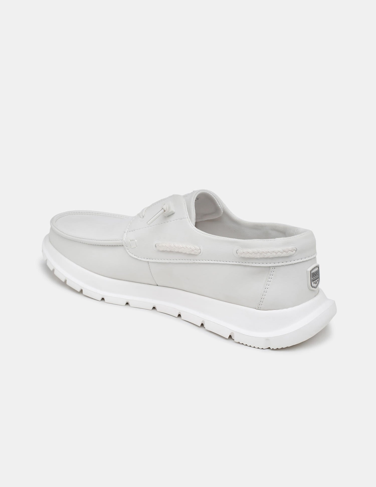 Round Toe Slip Ons Auston Sneakers White - U.S. Polo Assn. India | Large