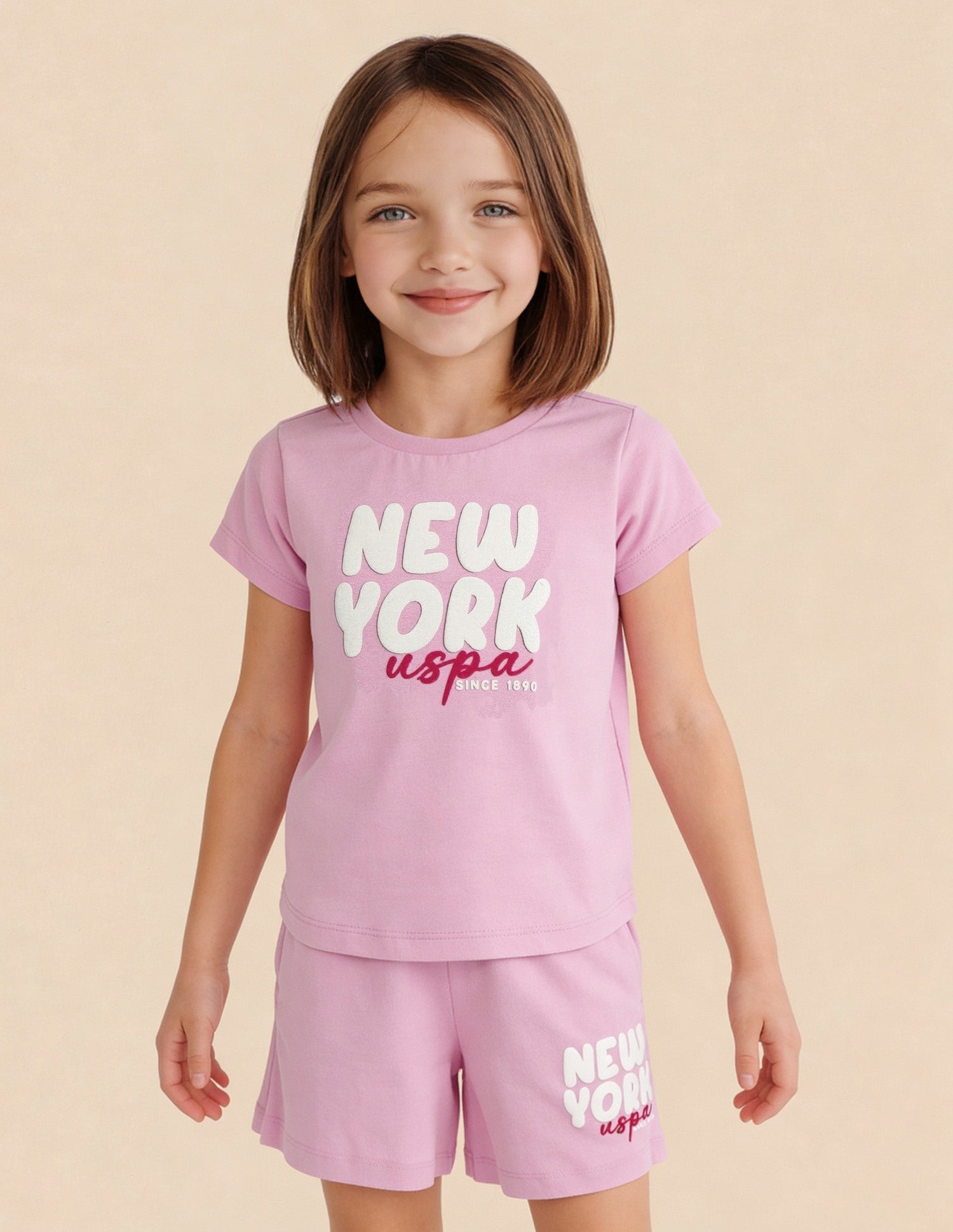 Typographic Printed Regular Fit Top Pink - U.S. Polo Assn. India | Large