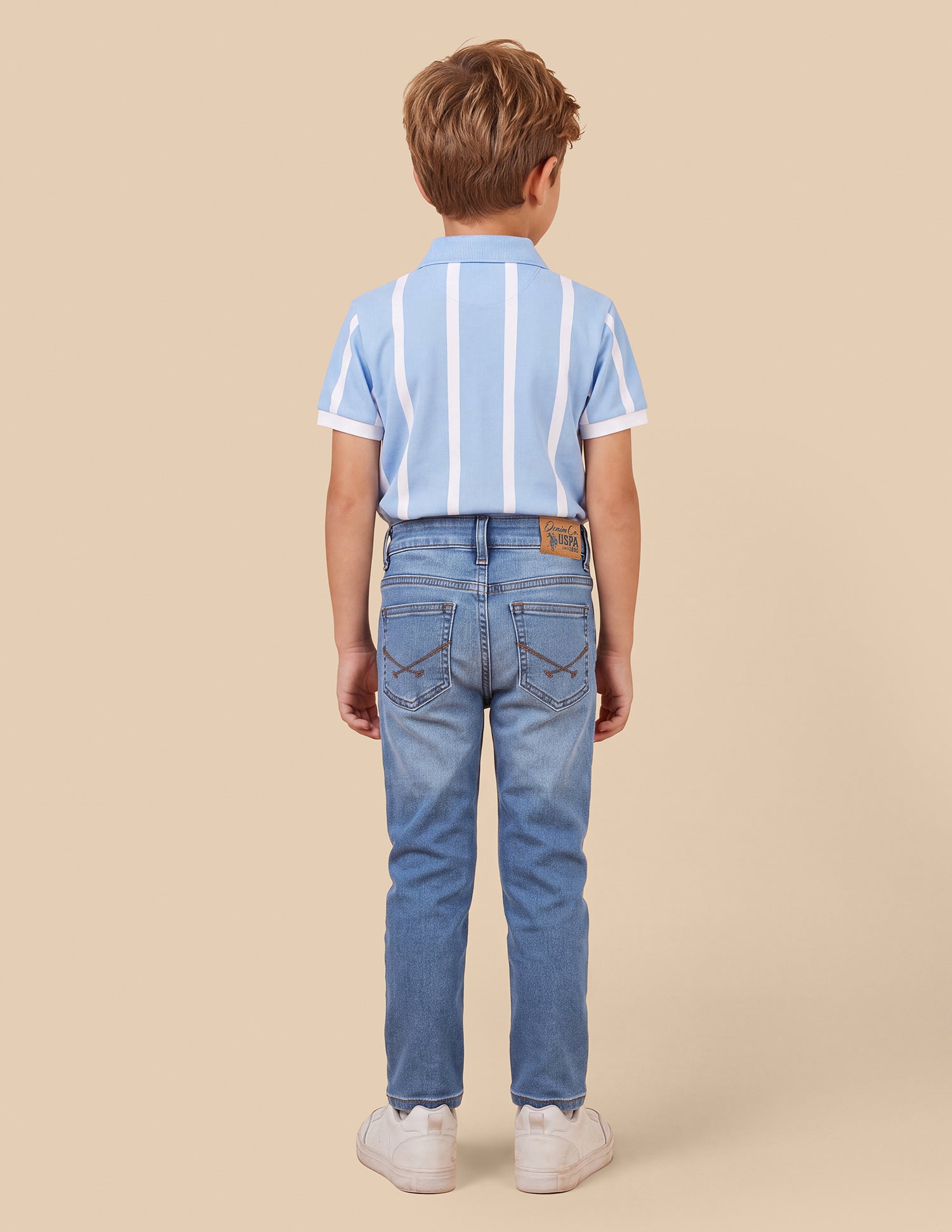 Slim Fit Blue Jeans Light Blue - U.S. Polo Assn. India | Large