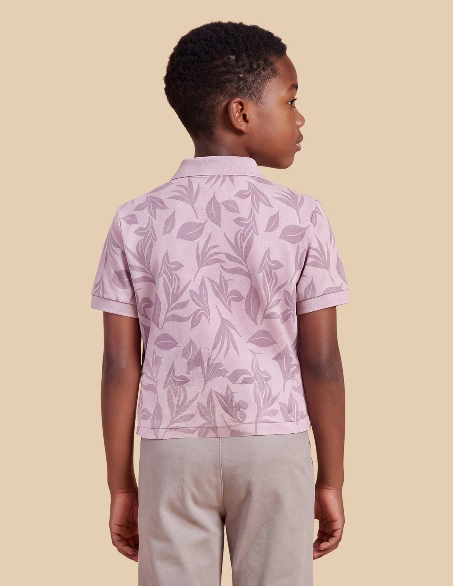 All-Over Printed Regular Fit Polo Shirt Pink - U.S. Polo Assn. India | Large