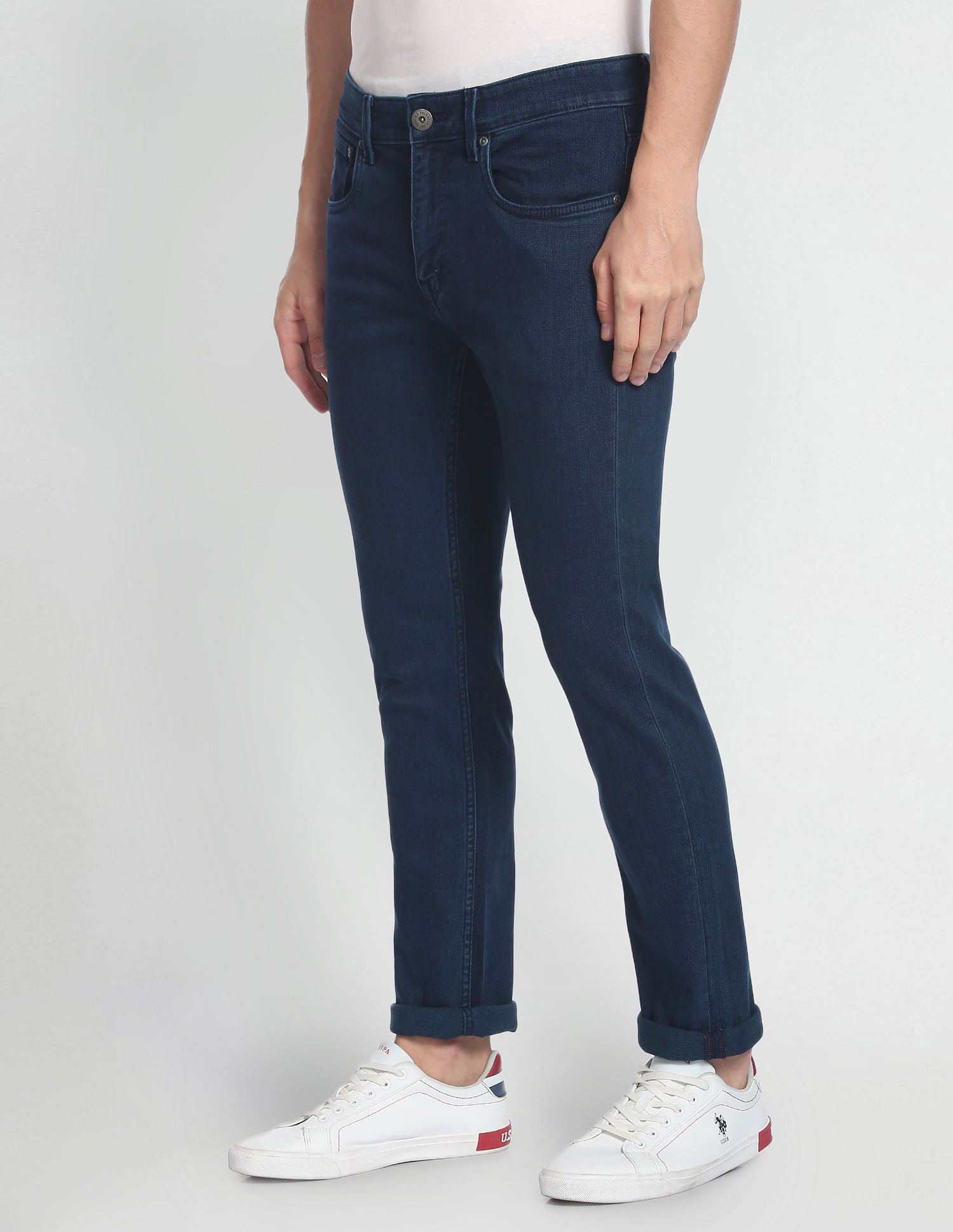 Regallo Skinny Super Soft Jeans Indigo - U.S. Polo Assn. India | Large