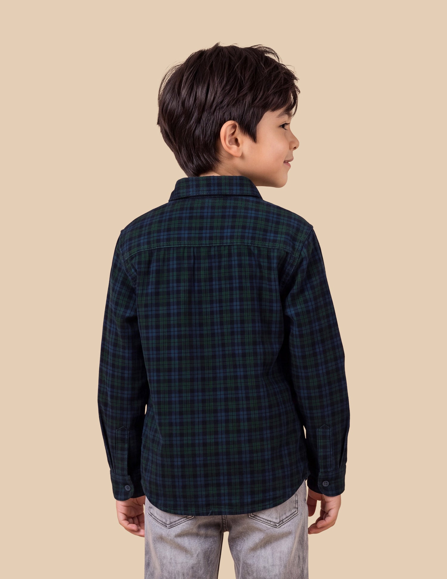 Plaid Checked Regular Fit Shirt Green - U.S. Polo Assn. India | Large