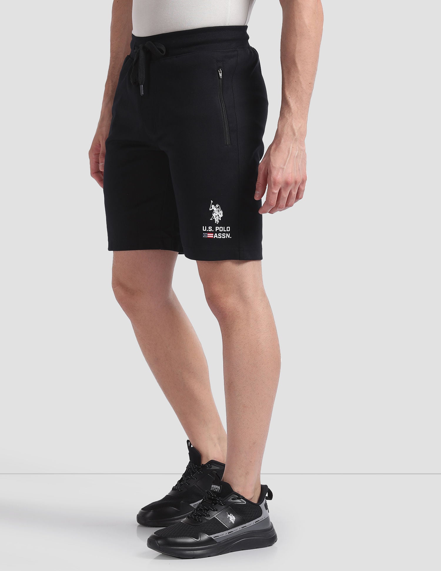 High Strength LS004 Lounge Shorts - Pack Of 1 Black - U.S. POLO ASSN. | Large