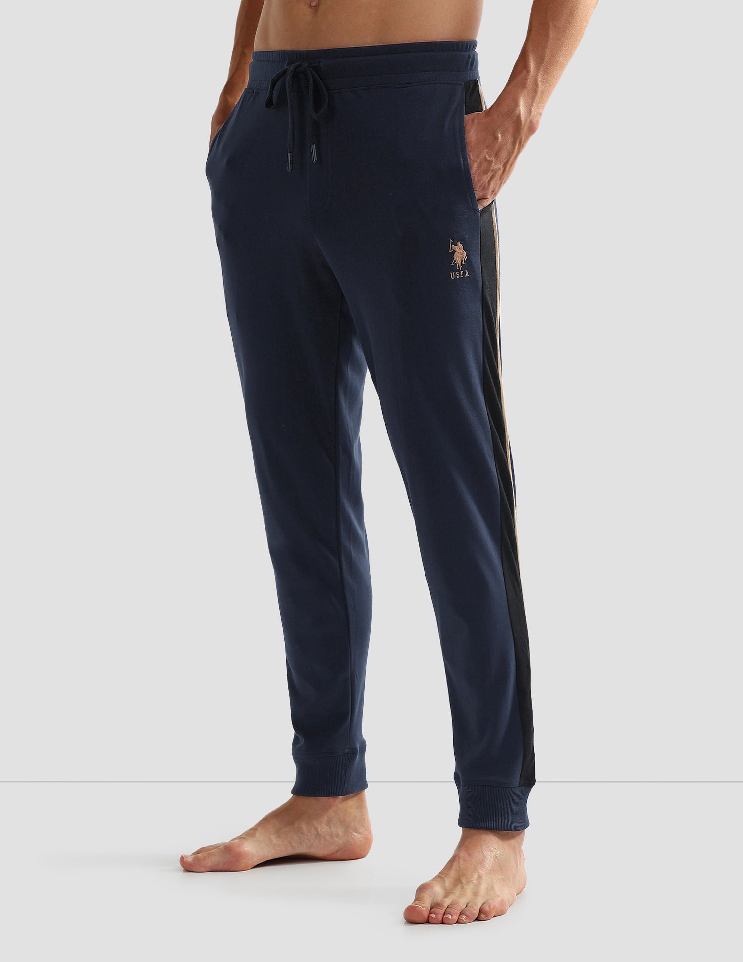 Solid OJ004 Lounge Joggers - Pack Of 1 Pageant Blue - U.S. POLO ASSN. | Large