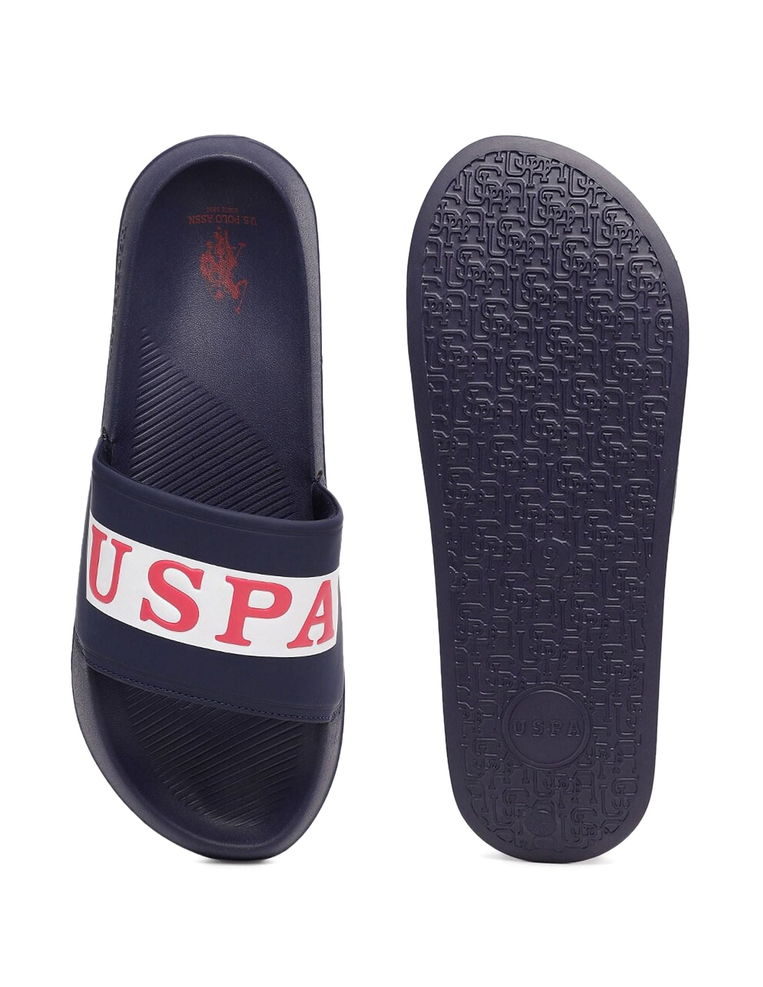 Men Harvey 6.0 Open Toe Flat Sandals Navy - U.S. POLO ASSN. | Large