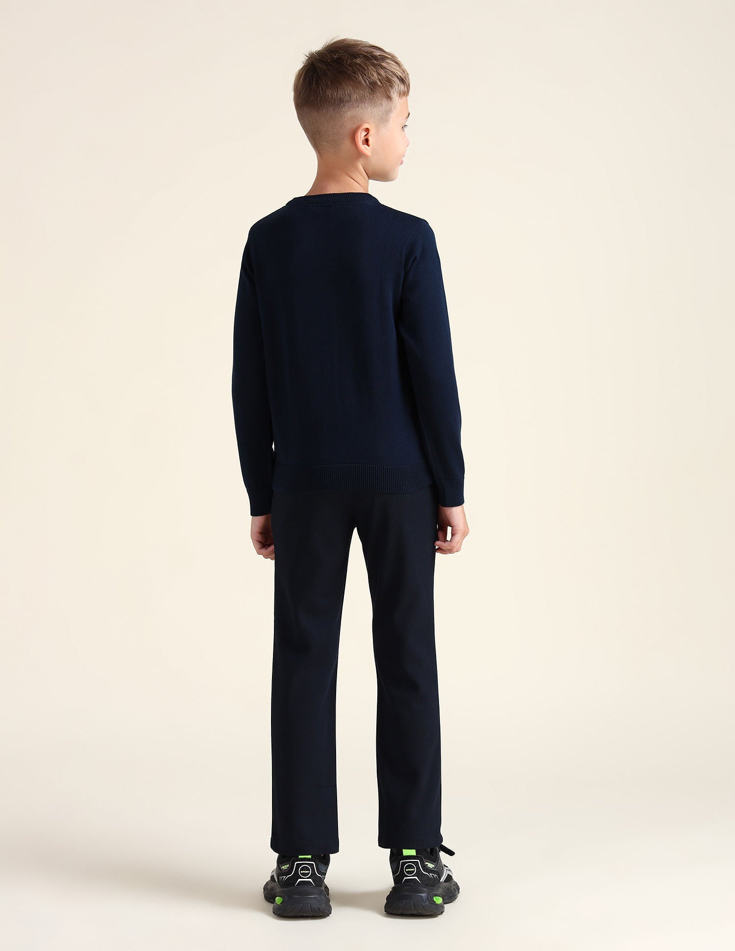 UKSWE0118 NAVY Boys Sweater Navy - U.S. POLO ASSN. | Large