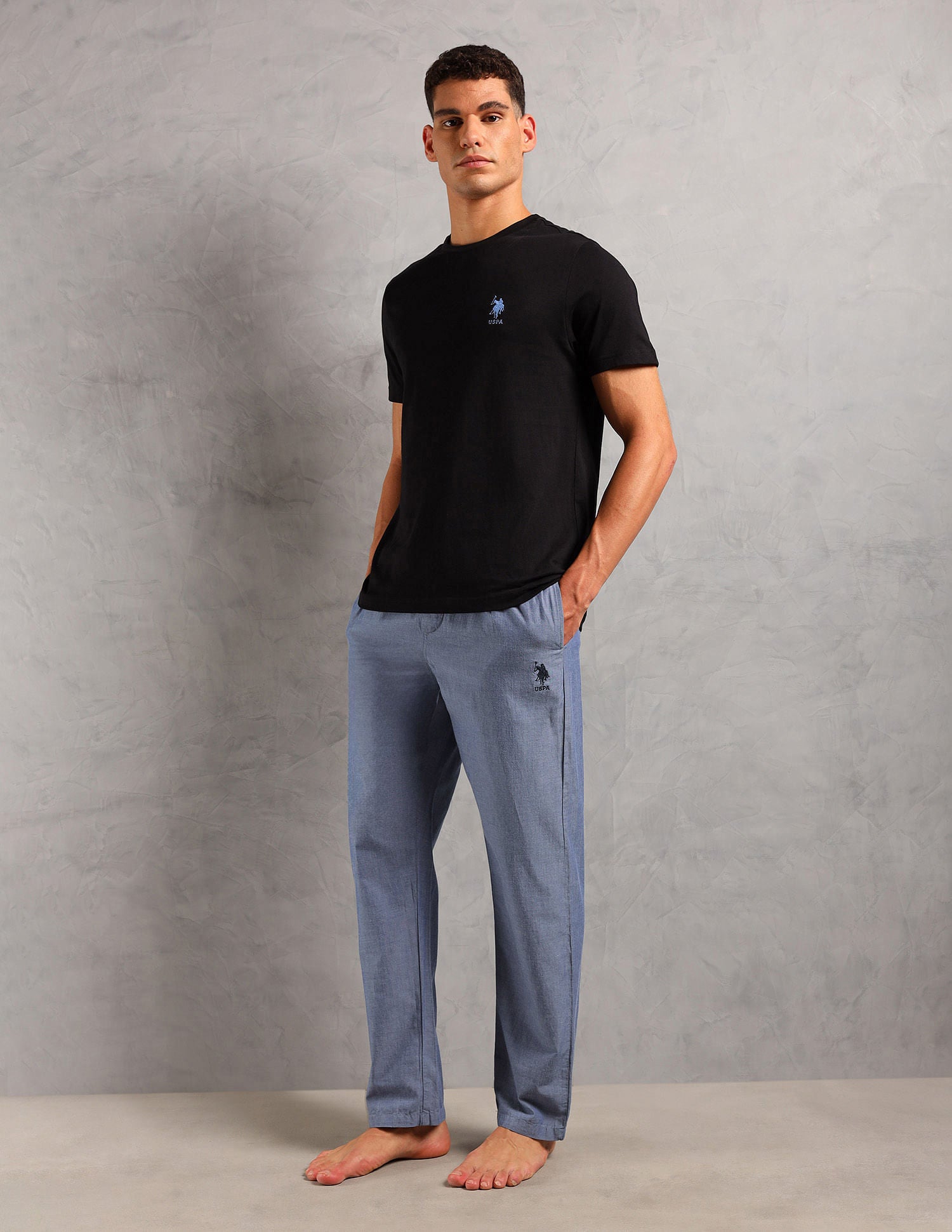 Solid Cotton Sleep Sets Assorted - U.S. POLO ASSN. | Large