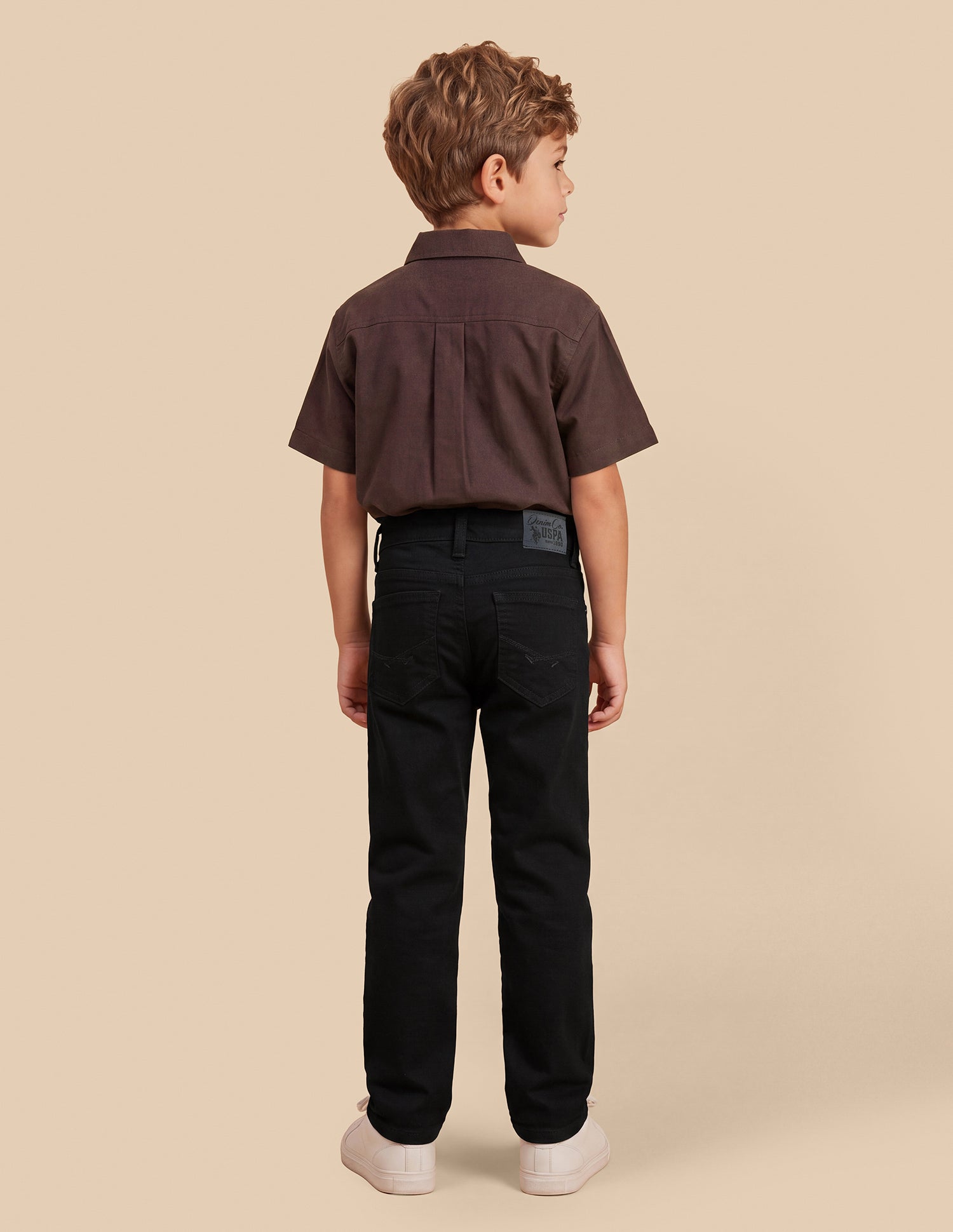 Relaxed Fit Black Jeans Black - U.S. Polo Assn. India | Large
