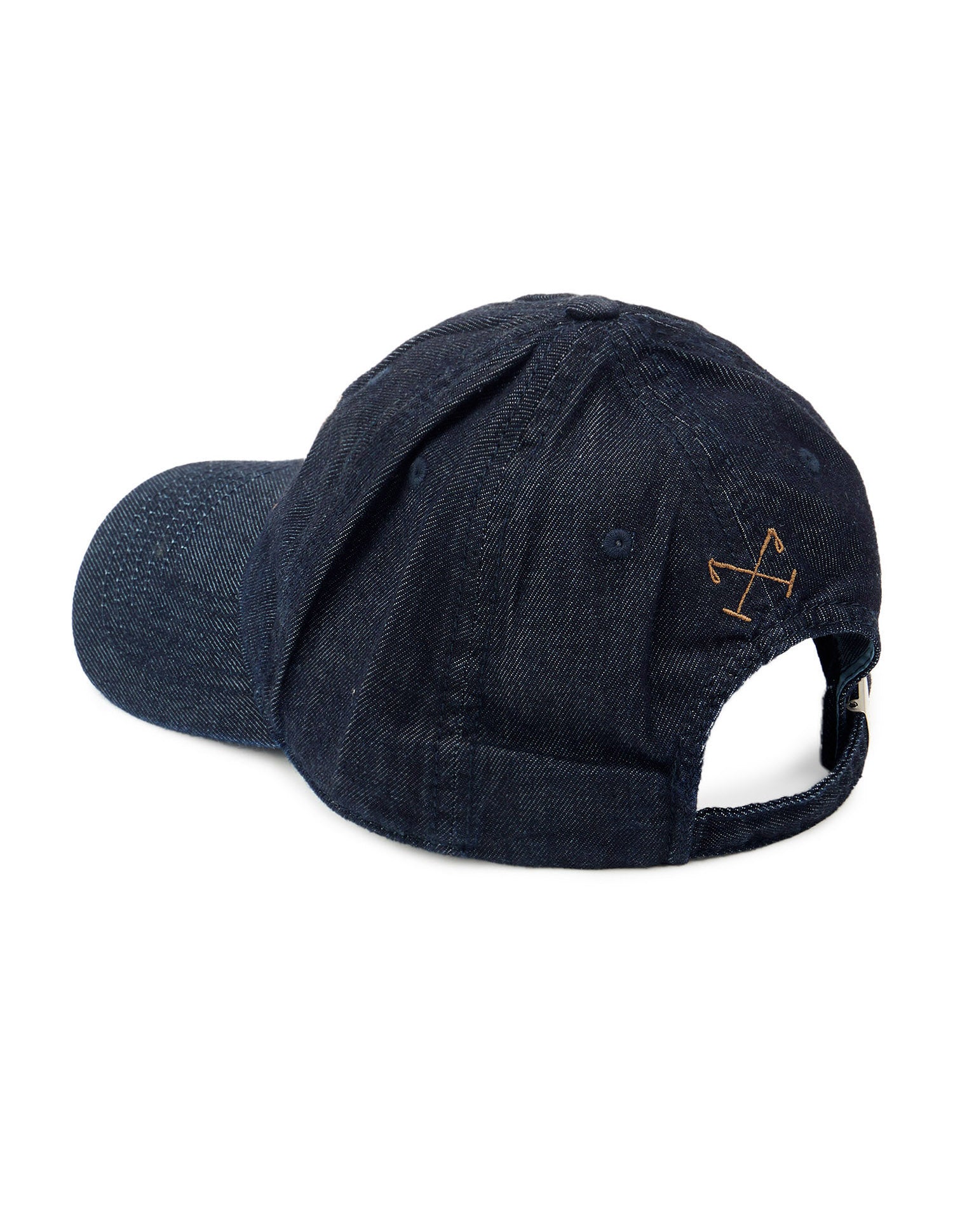 Brand Embroidered Denim Cap Blue - U.S. Polo Assn. India | Large