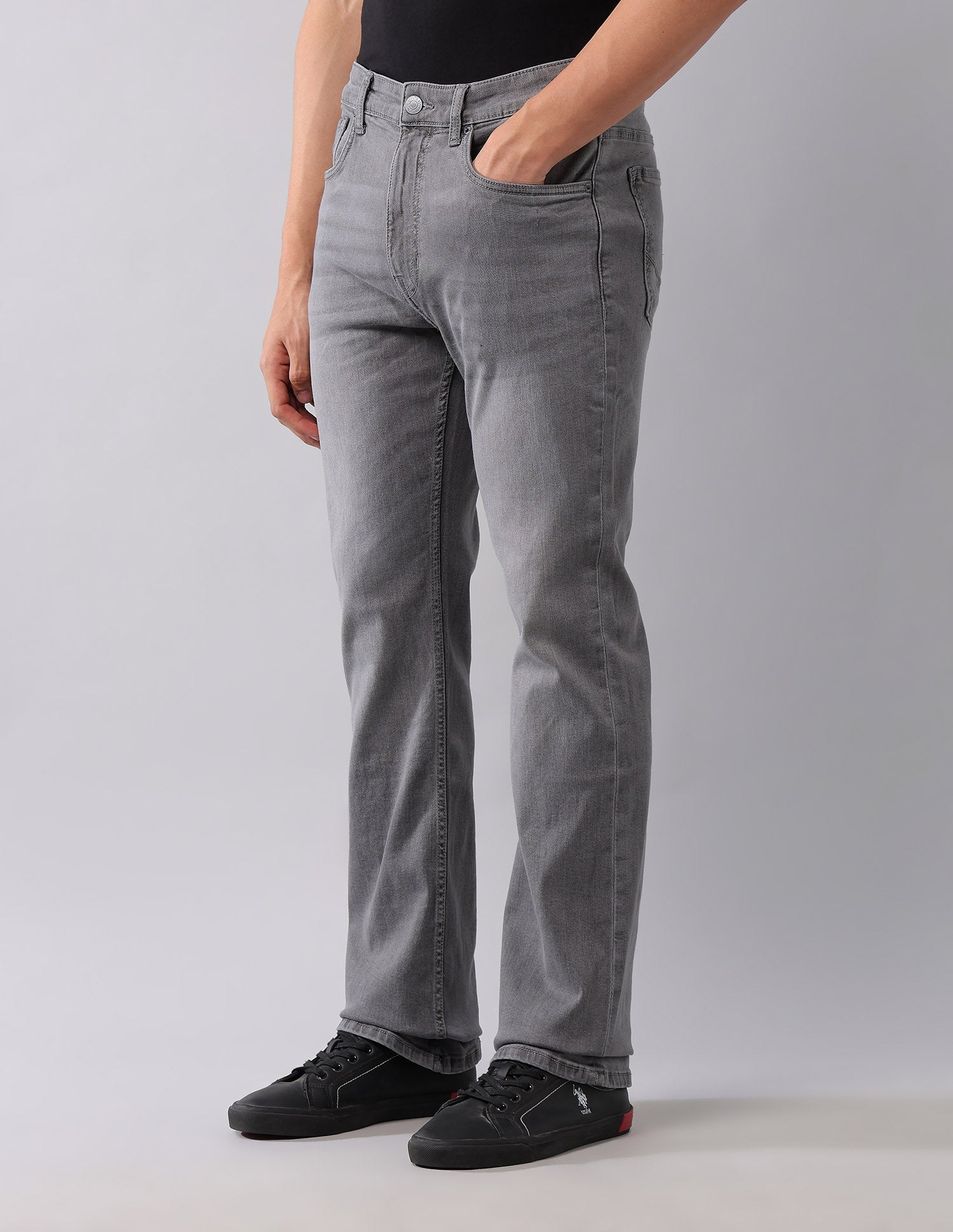 Conno Bootcut Grey Jeans Grey - U.S. POLO ASSN. | Large