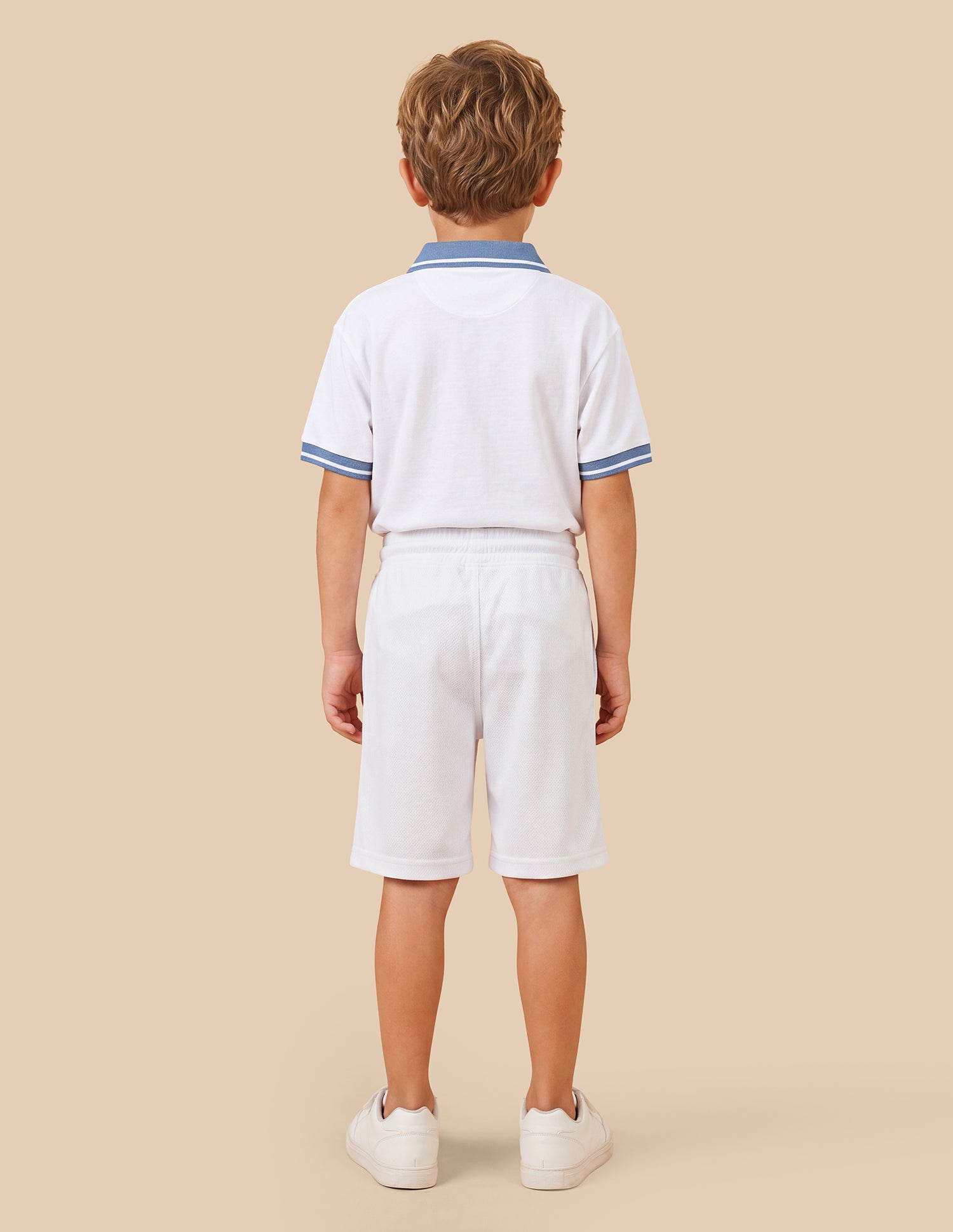 Brand Embroidered Regular Fit Shorts White - U.S. Polo Assn. India | Large