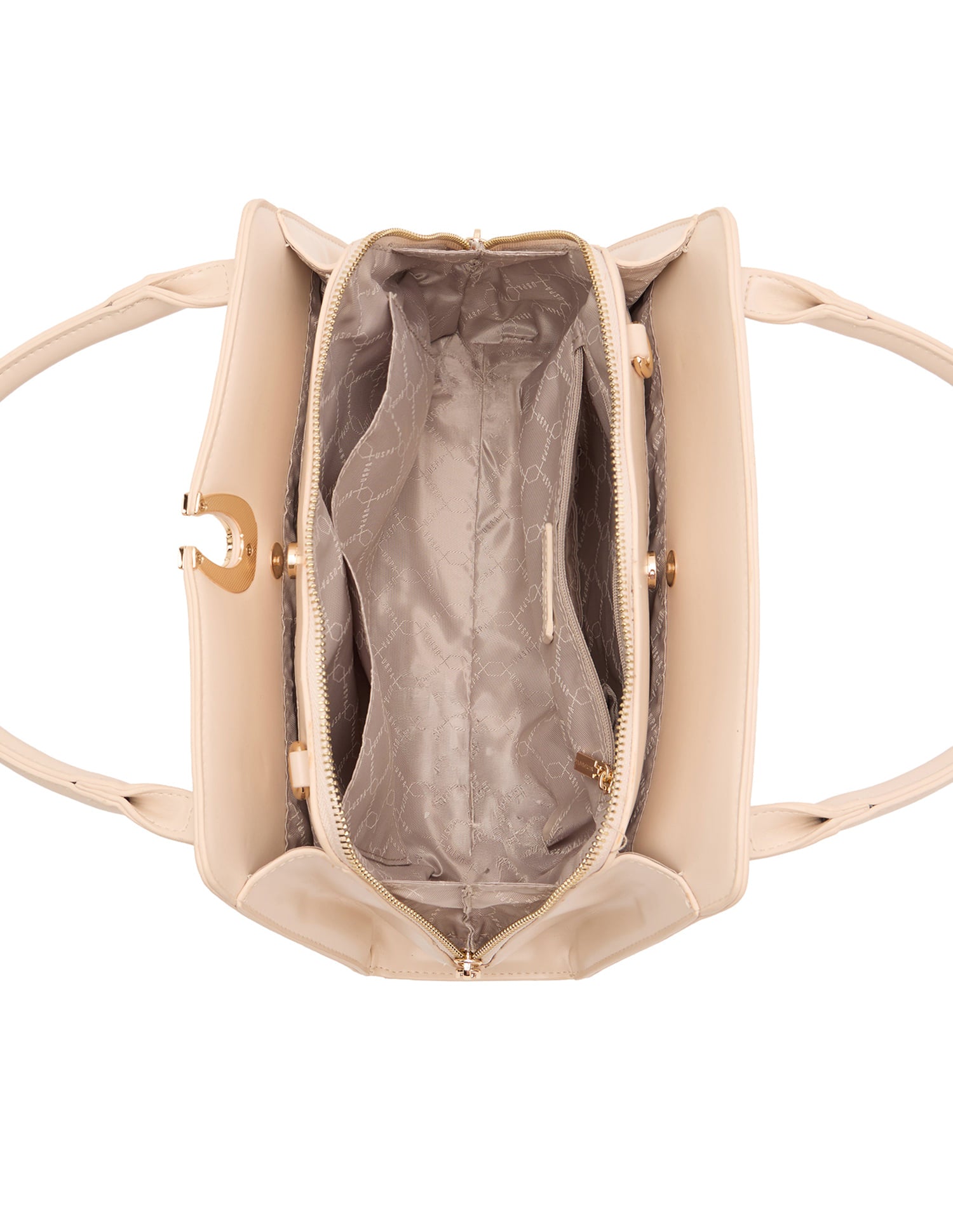 Cady Satchel Bag Beige - U.S. Polo Assn. India | Large