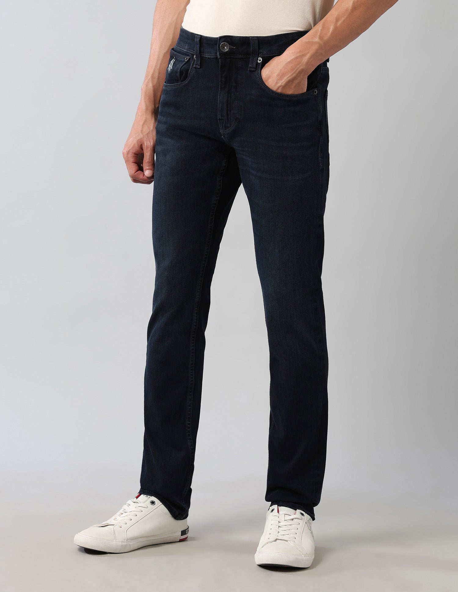 Bi Stretch Regallo Skinny Fit Blue Authentic Jeans Dark Blue - U.S. Polo Assn. India | Large