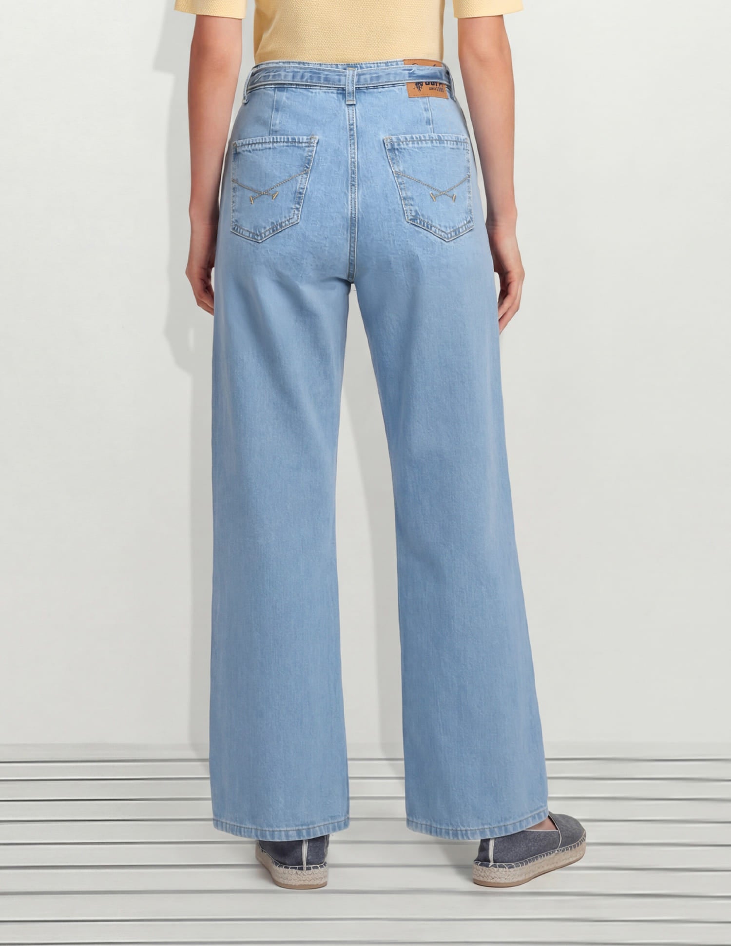 High Rise Straight Fit Jeans Blue - U.S. Polo Assn. India | Large