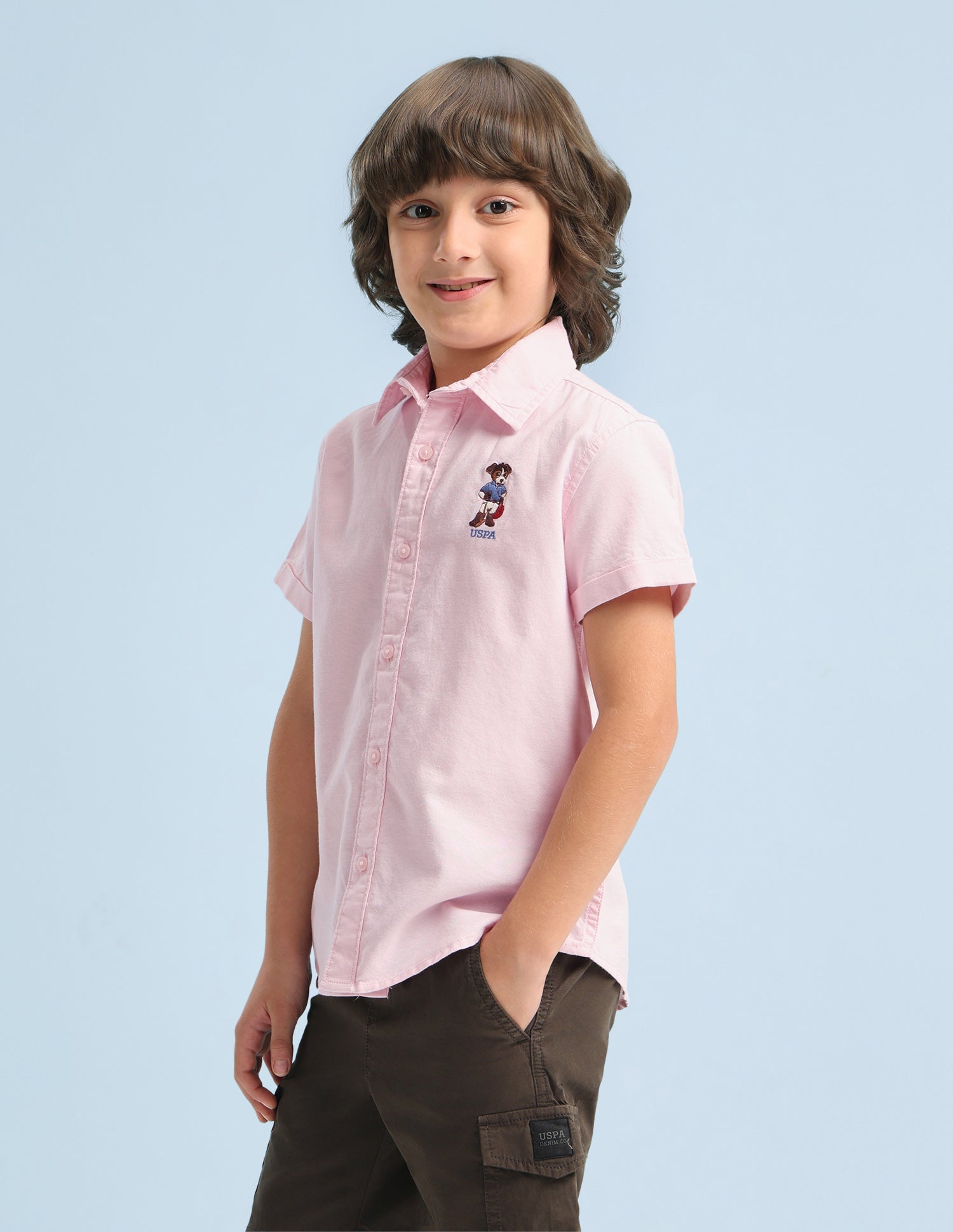 Oxford Regular Fit Shirt Pink - U.S. Polo Assn. India | Large