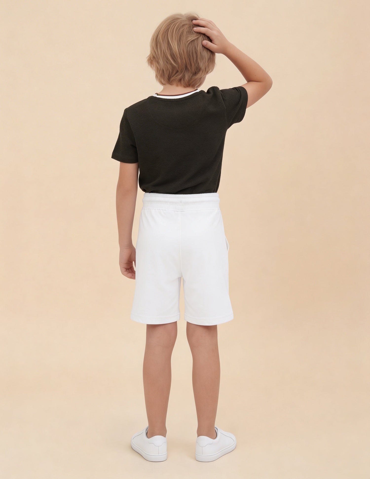 Graphic Brand Embroidered Shorts Off White - U.S. Polo Assn. India | Large
