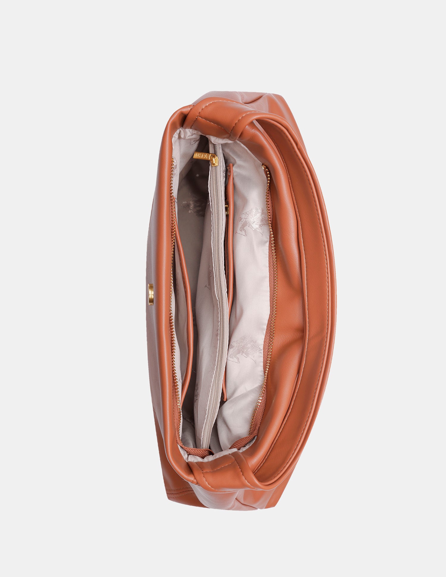Women Alia Shoulder Bag Tan - U.S. POLO ASSN. | Large