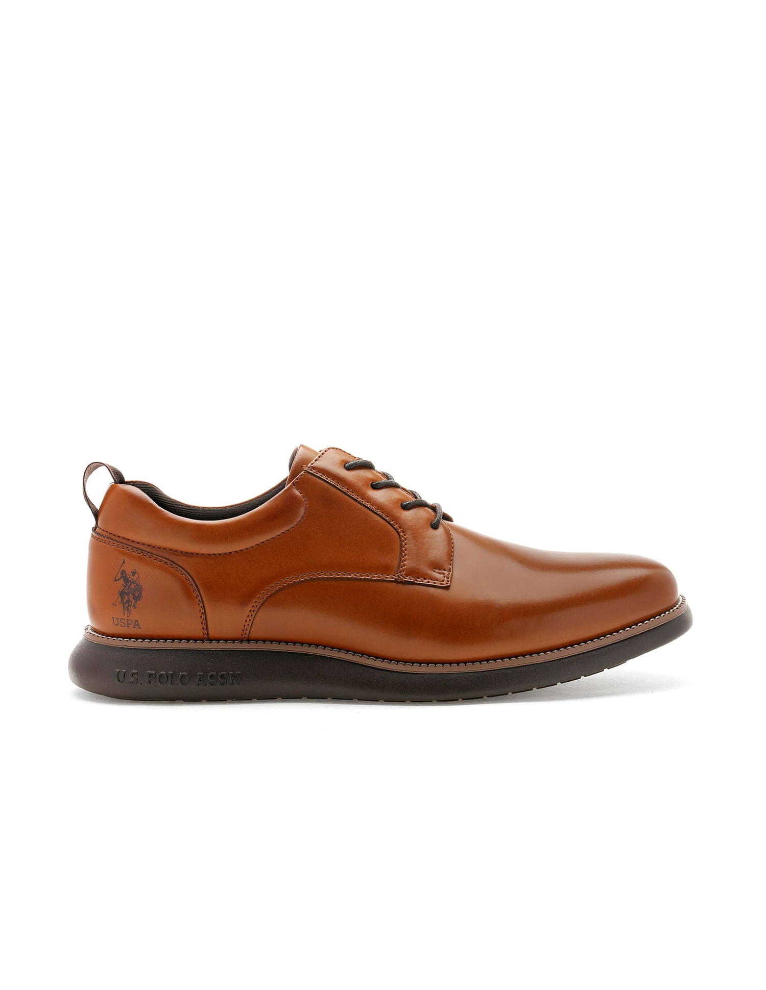 Men Nicolo Tan Work Casuals Lace Up Shoes Brown - U.S. Polo Assn. India | Large