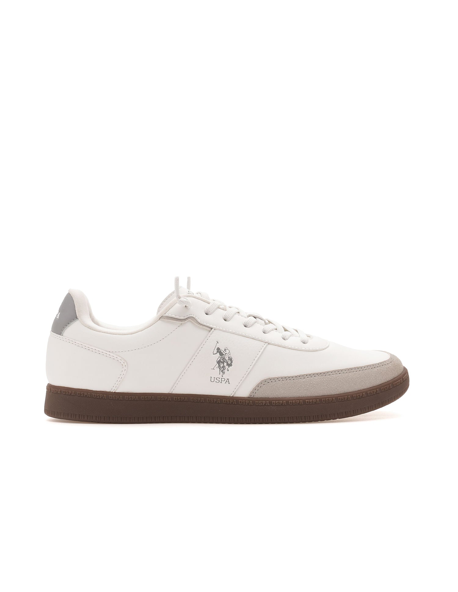 Men Milton Colourblocked Sneakers White - U.S. Polo Assn. India | Large