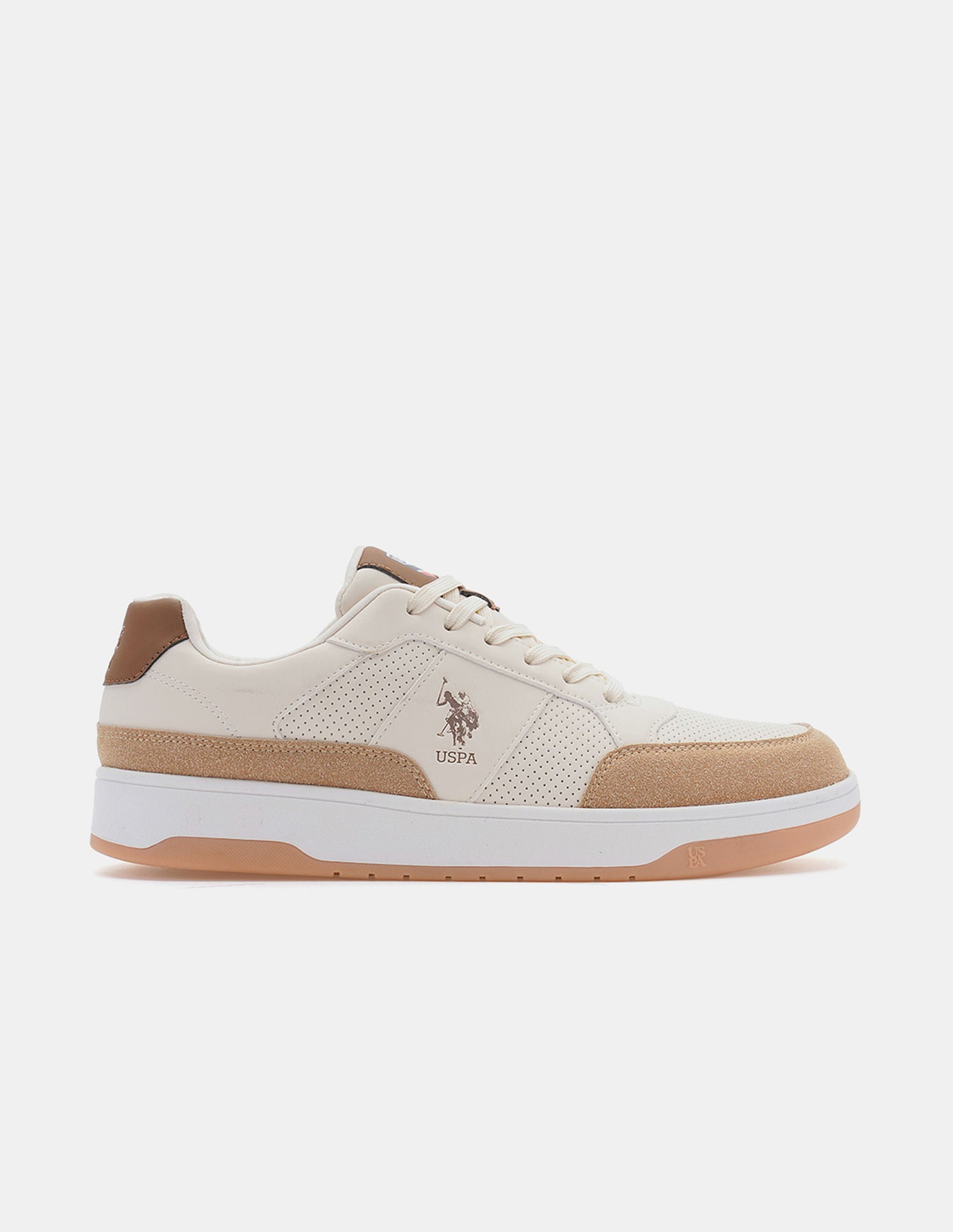 Colourblocked Simon Sneakers Beige - U.S. Polo Assn. India | Large