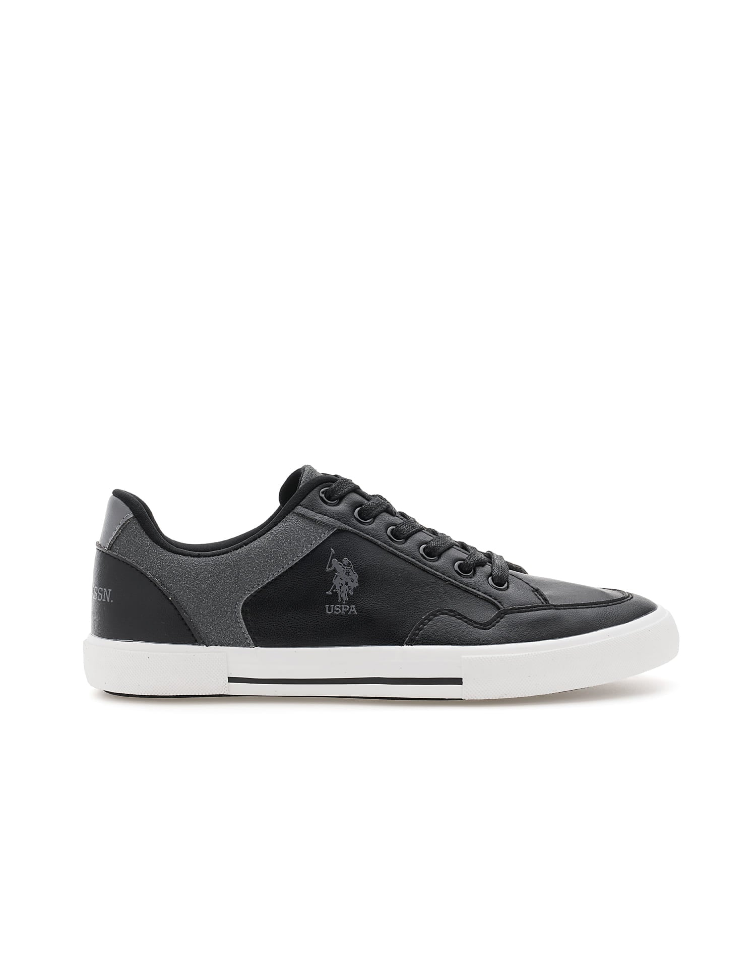 Men Hampton 4.0 Colourblocked Sneakers Black - U.S. Polo Assn. India | Large