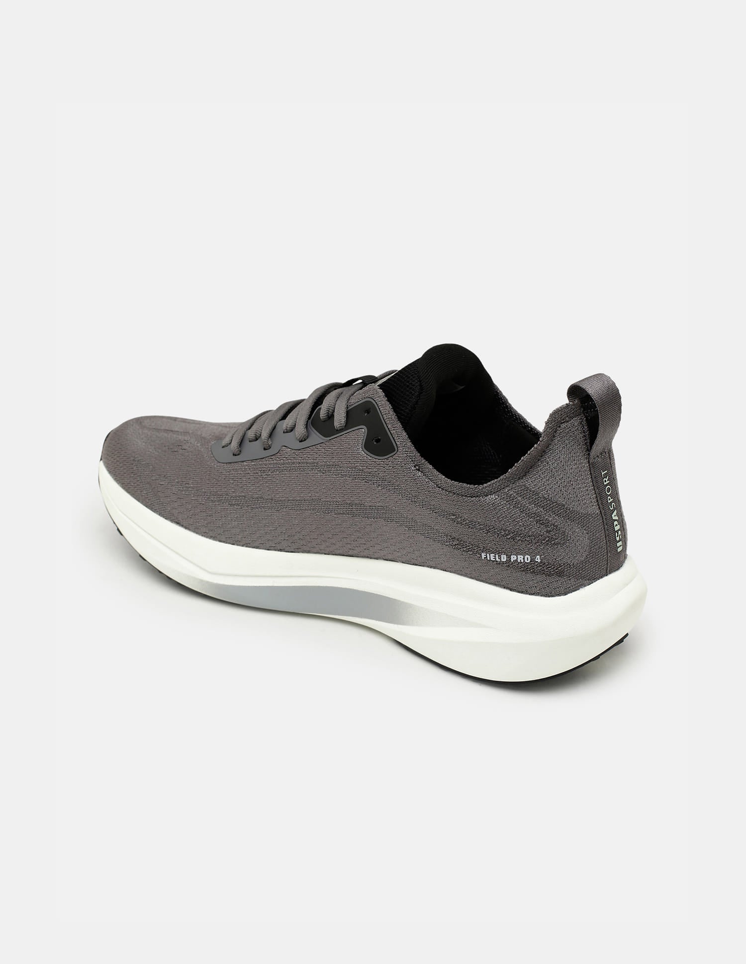 Field Pro 4 Lace-Ups Running Shoes Dark Grey - U.S. Polo Assn. India | Large