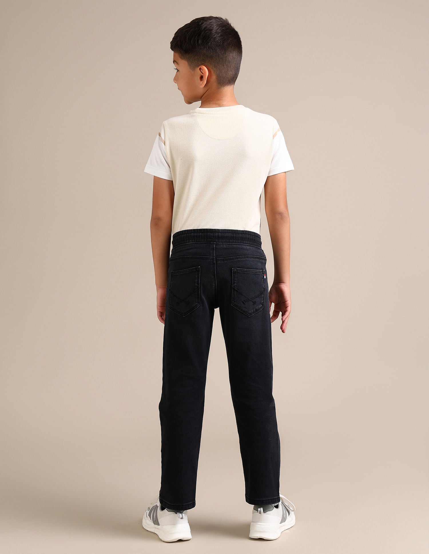 Regular fit Solid Jeans Black - U.S. POLO ASSN. | Large