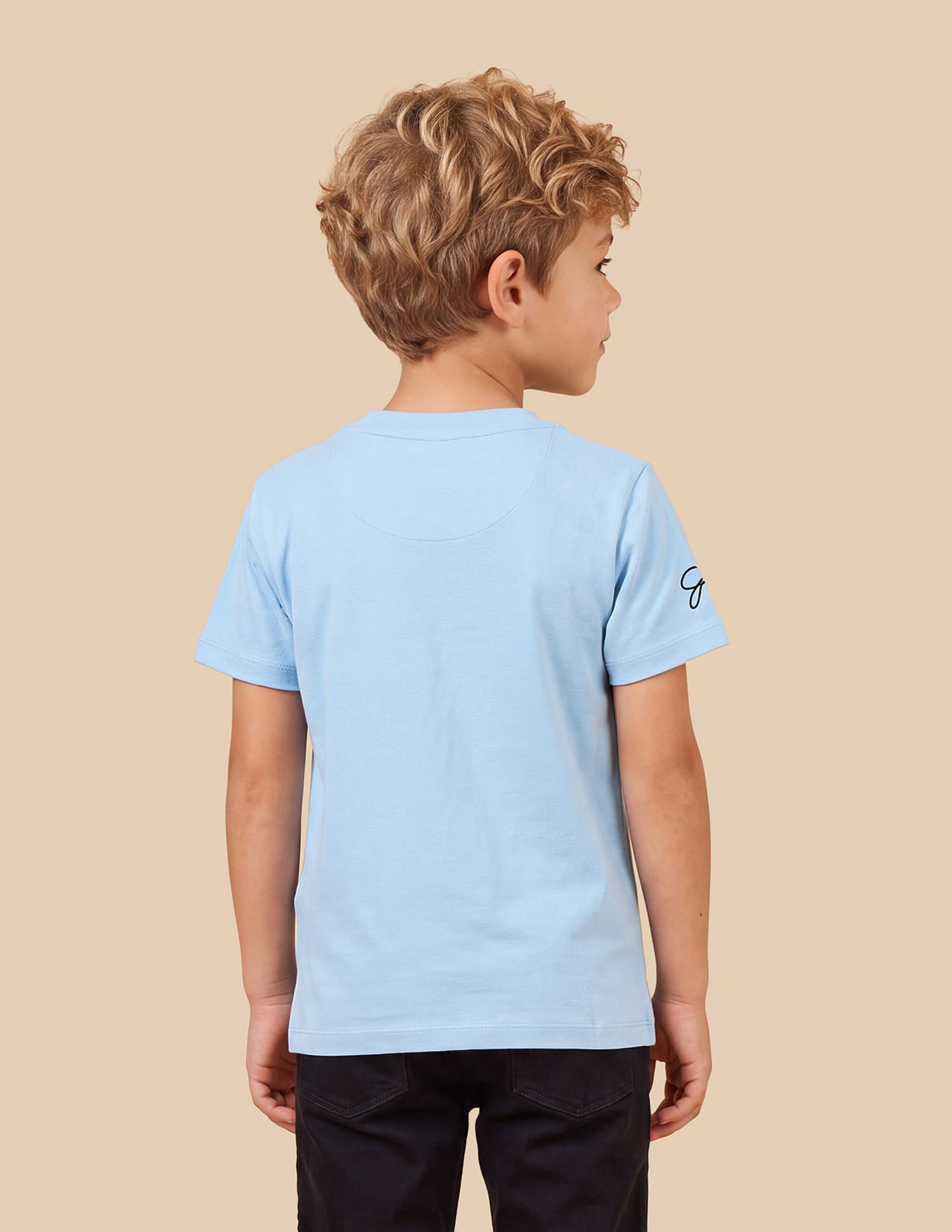 Graphic Brand Printed Regular Fit T-Shirt Blue - U.S. Polo Assn. India | Large