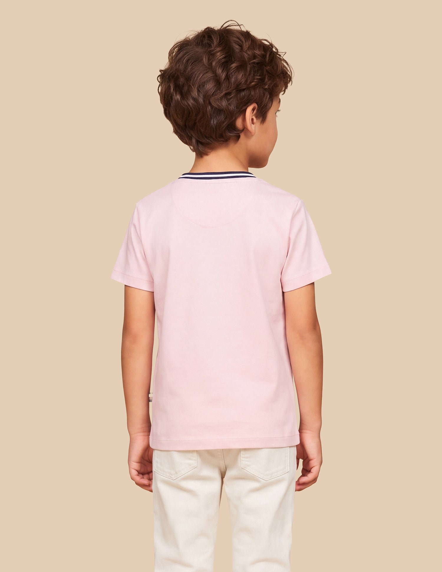 Graphic Brand Printed Regular Fit T-Shirt Pink - U.S. Polo Assn. India | Large