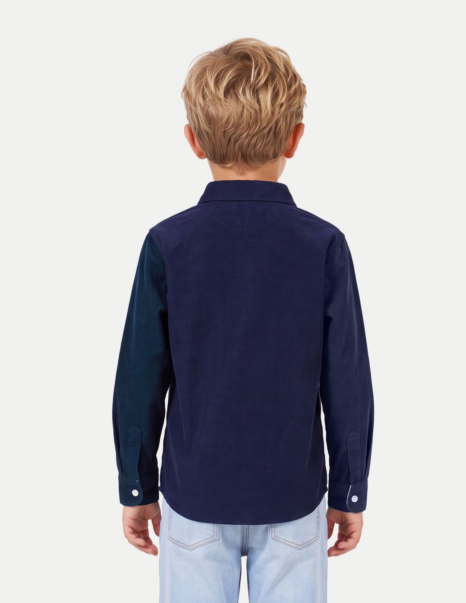 Colourblocked Corduroy Shirt Green - U.S. Polo Assn. India | Large