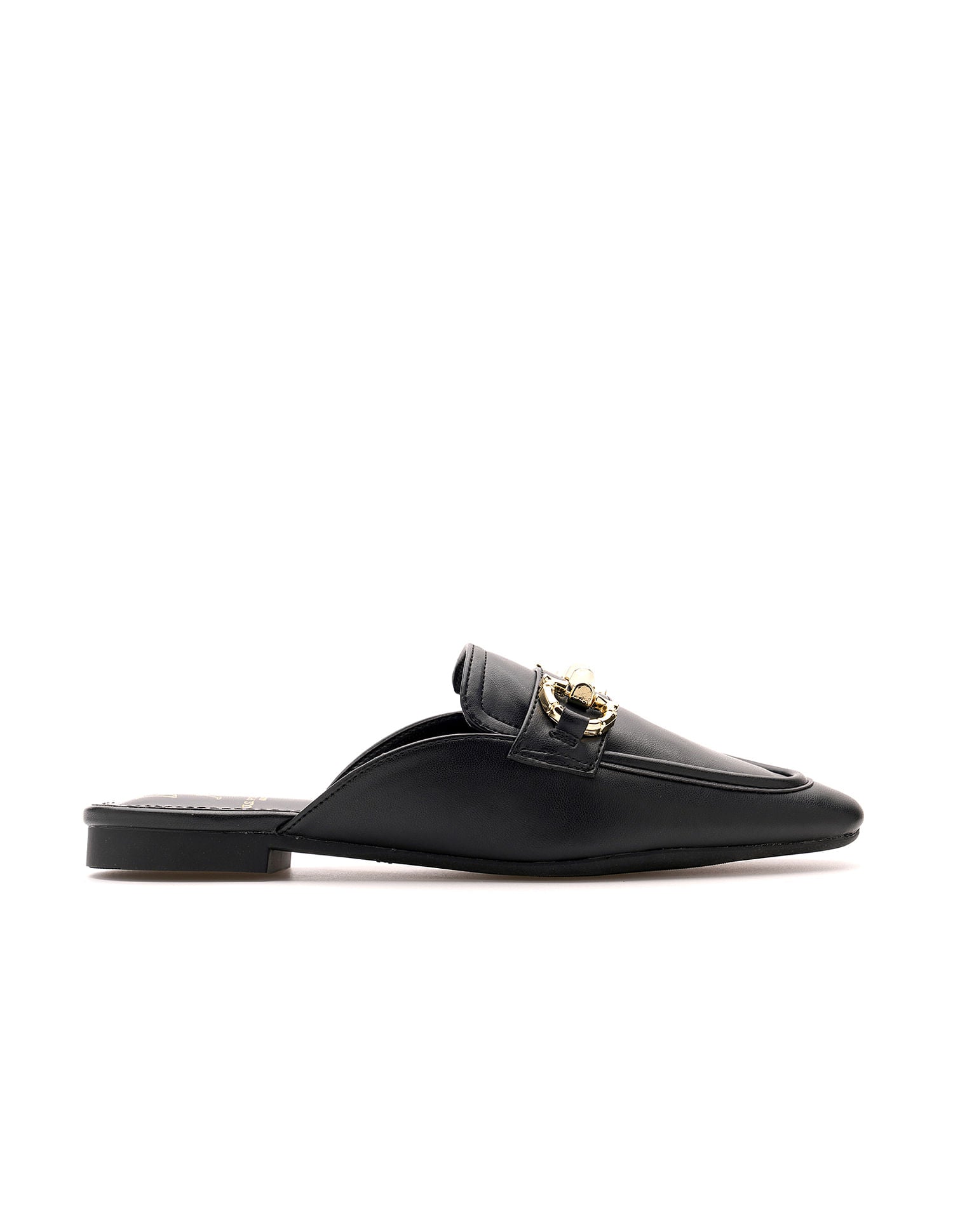 Round Toe Solid Tecla Sandals Black - U.S. POLO ASSN. | Large
