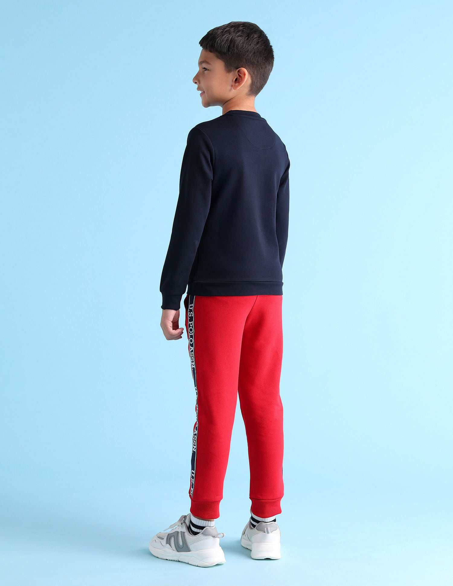 Boys Logo Printed Sweatshirt Blue - U.S. POLO ASSN. | Large