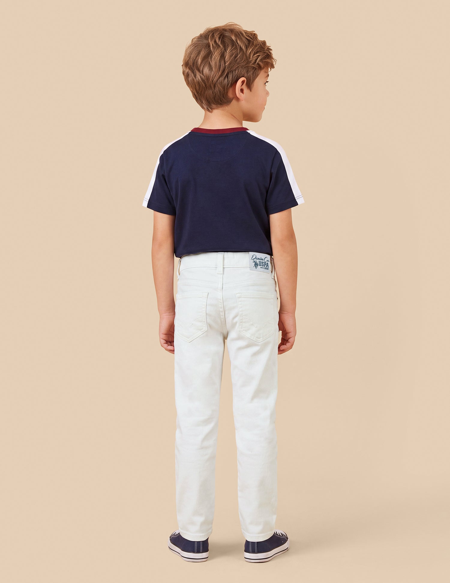 Slim Fit White Jeans White - U.S. Polo Assn. India | Large