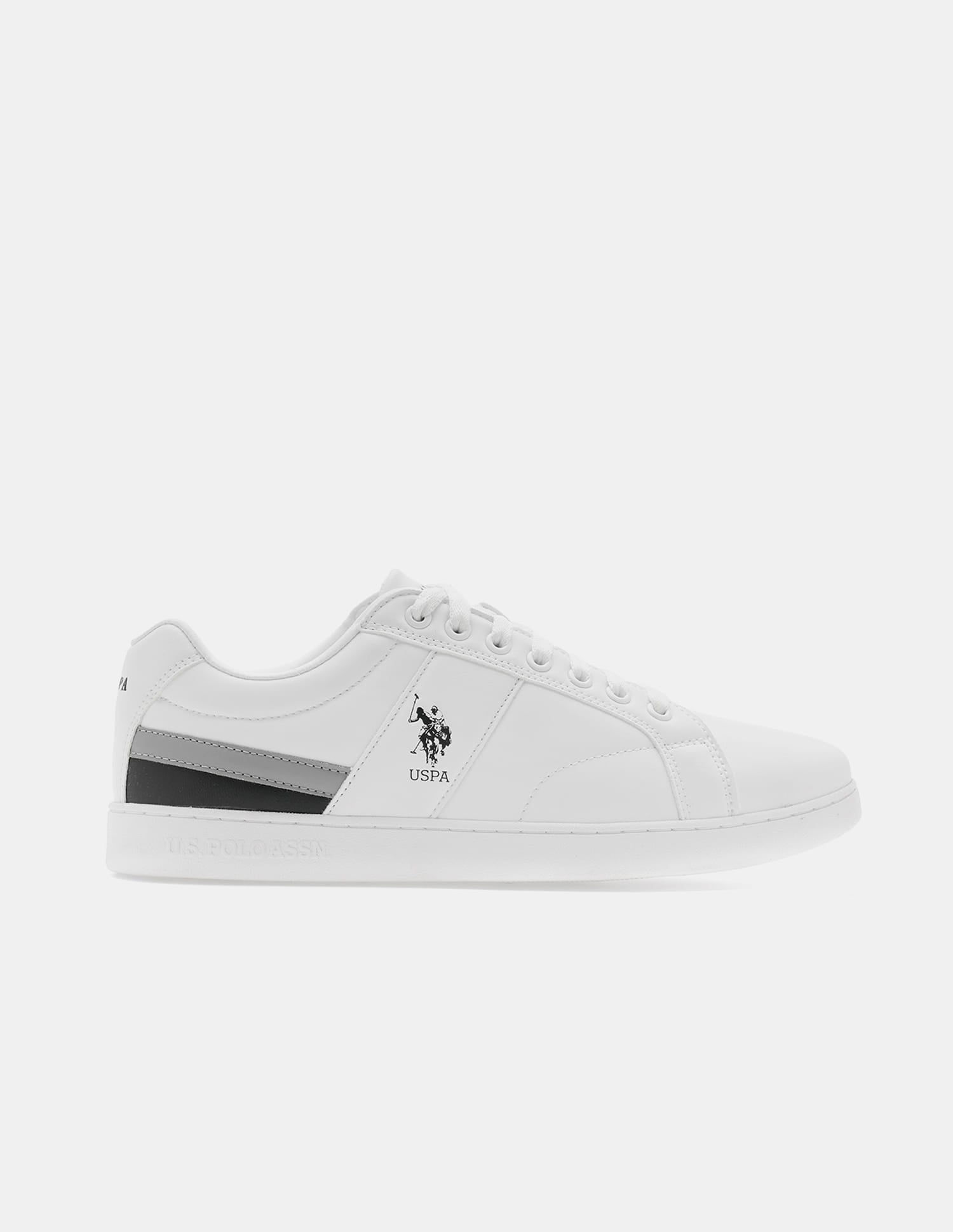 Men Vince 2.0 Round Toe Sneakers White - U.S. Polo Assn. India | Large