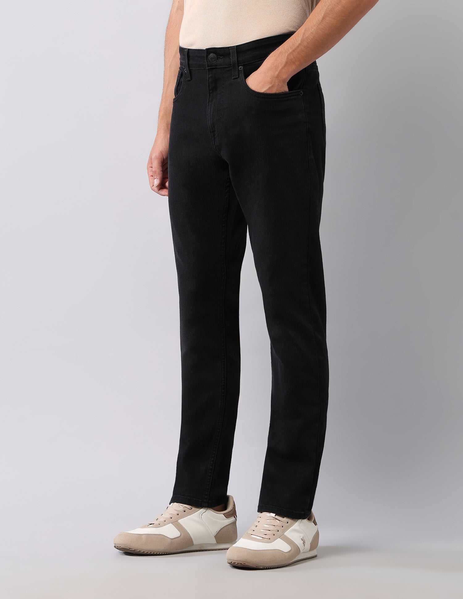 Henry Tapered Fit Black Jeans Black - U.S. POLO ASSN. | Large