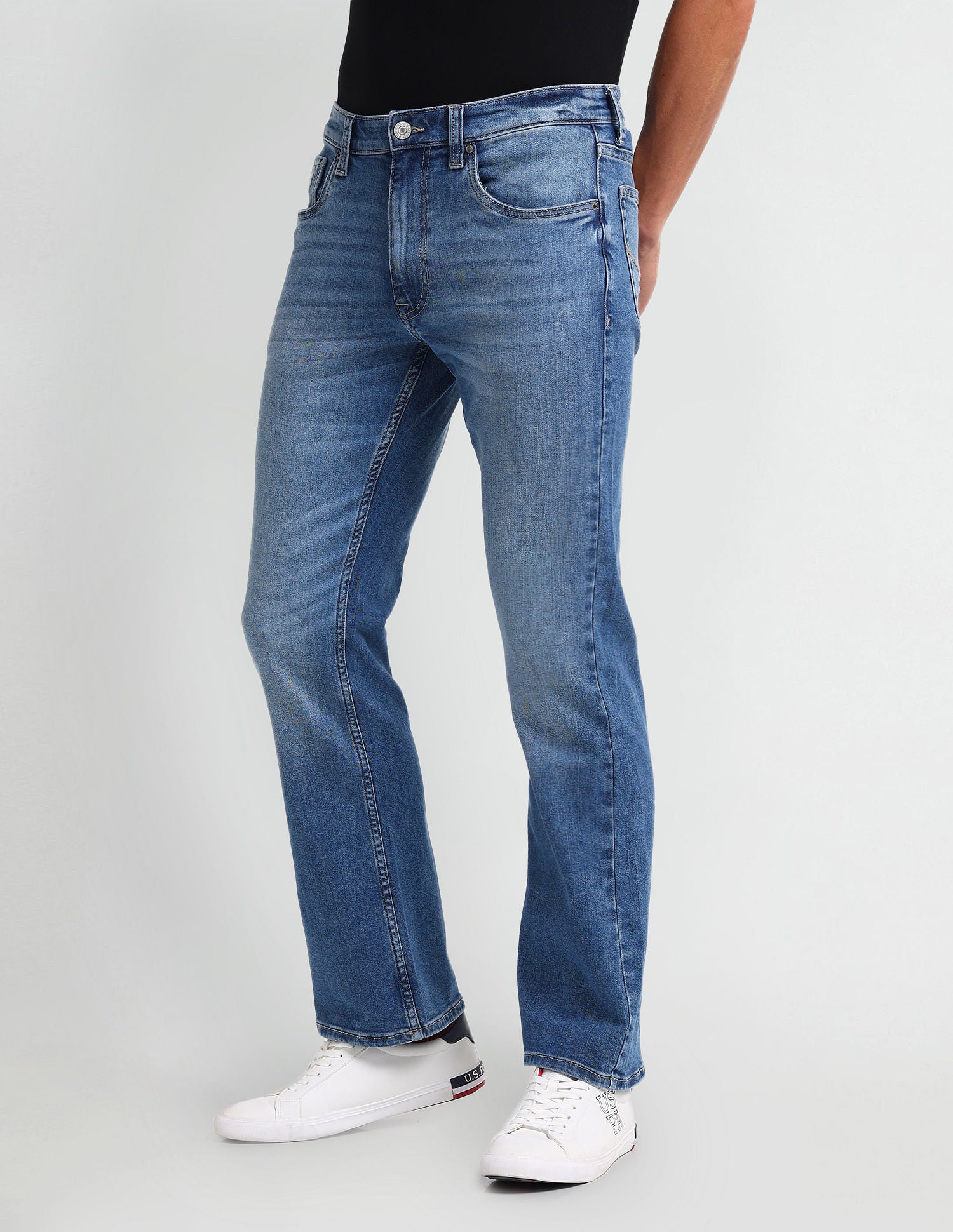 Connor Bootcut Blue Jeans Blue - U.S. Polo Assn. India | Large