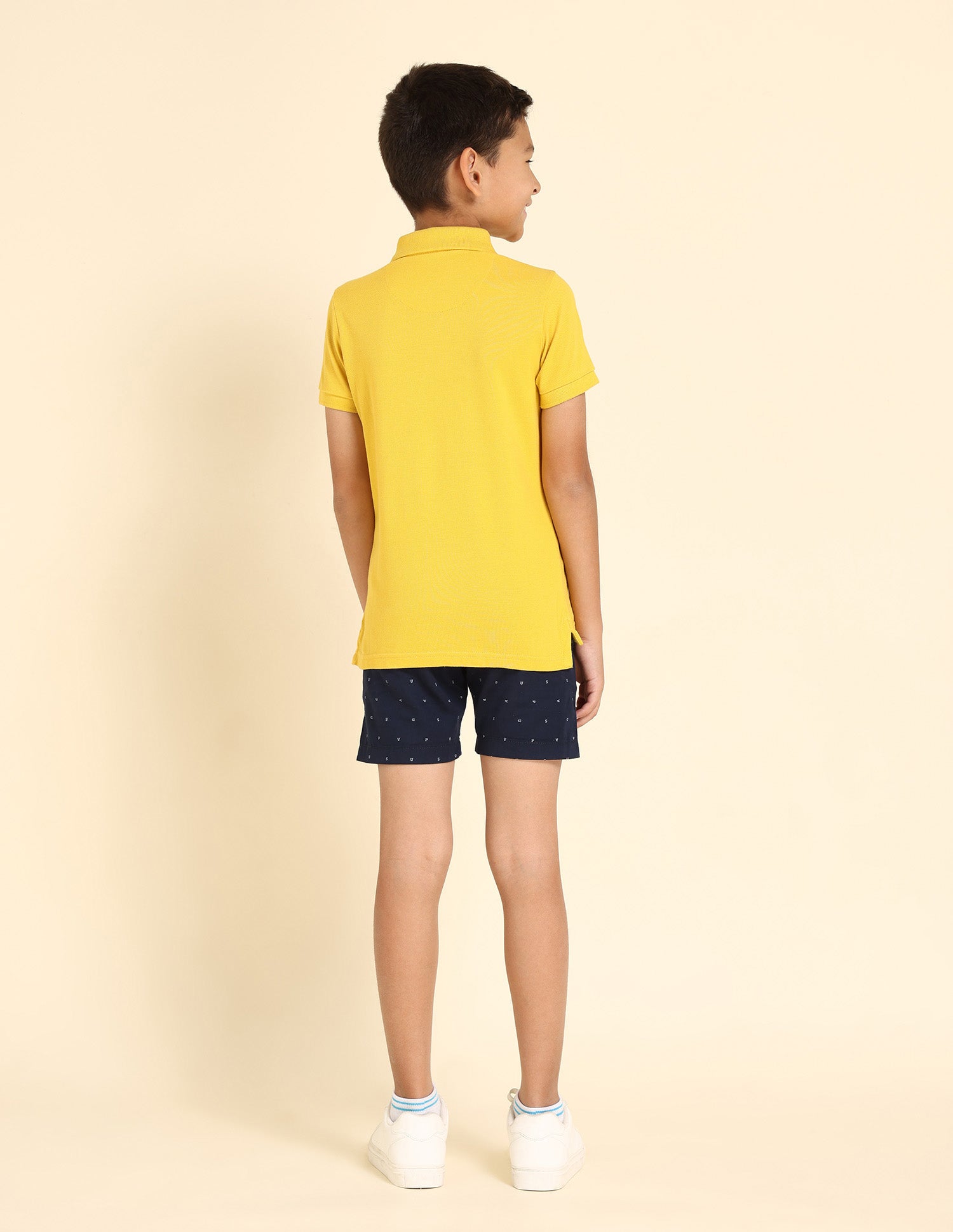 Boys Horizontal Stripe Polo Shirt Yellow - U.S. POLO ASSN. | Large