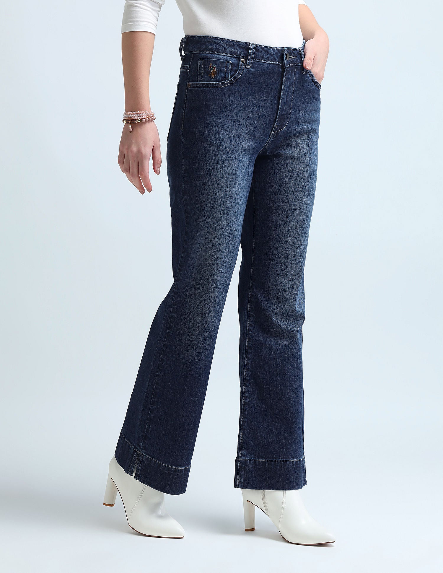 Bootcut Fit Blue Jeans Blue - U.S. POLO ASSN. | Large