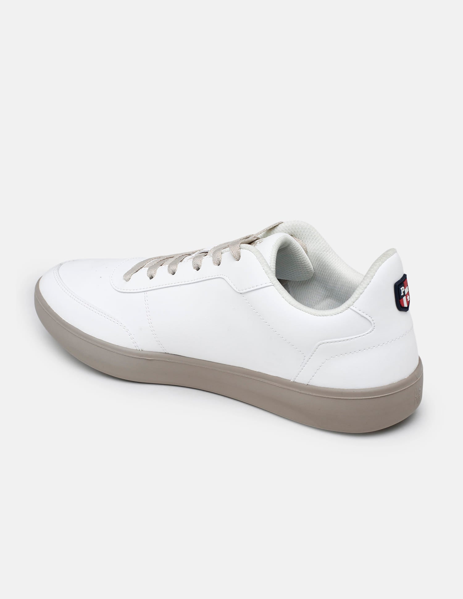 Men Lumen Solid Sneakers White - U.S. Polo Assn. India | Large