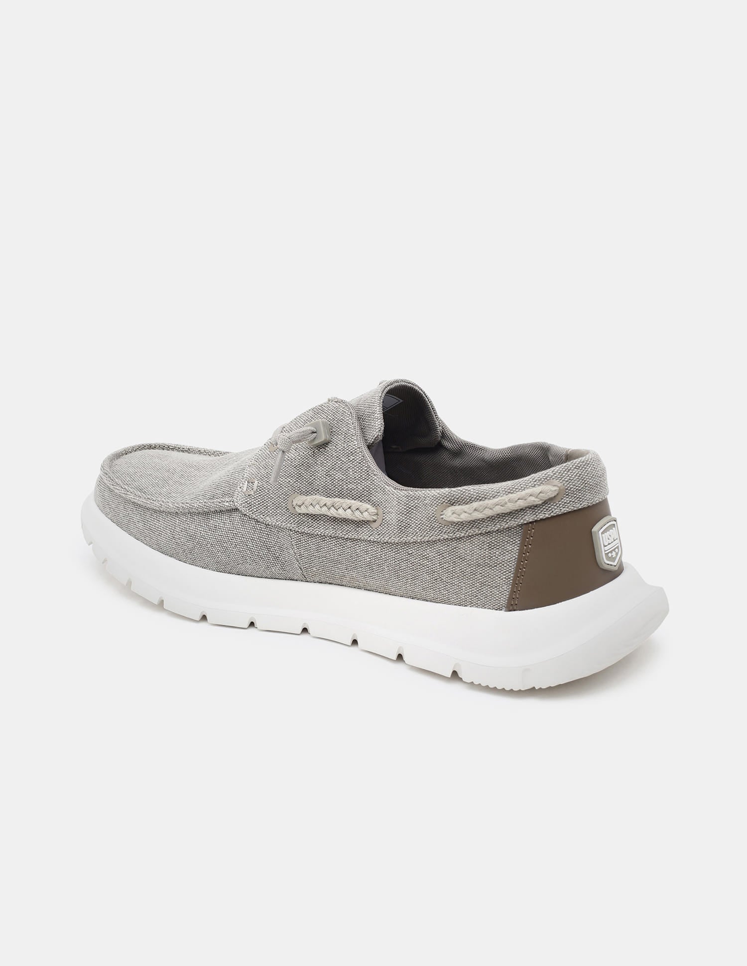 Round Toe Slip Ons Nero Sneakers Beige - U.S. Polo Assn. India | Large