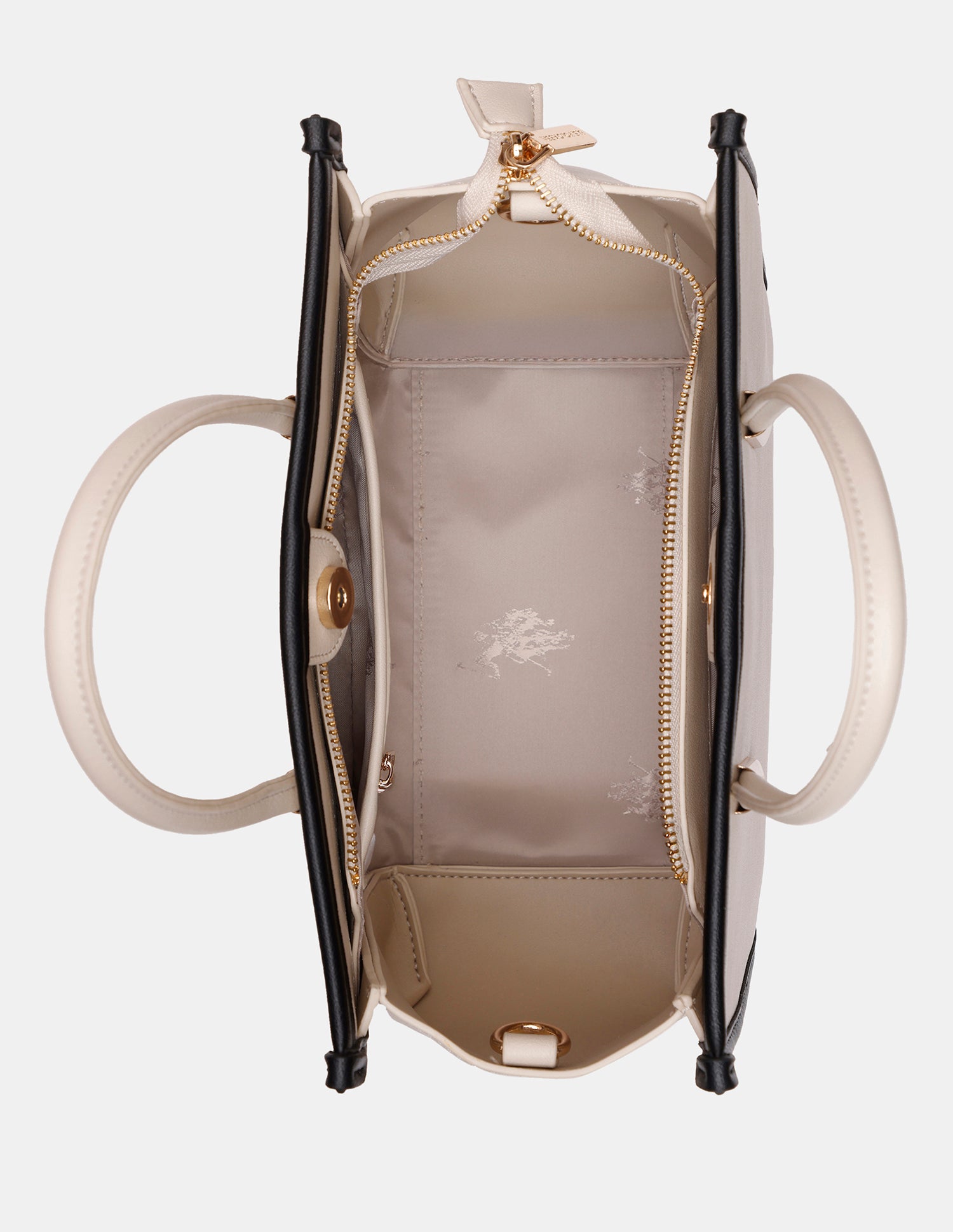 Women Alix Satchel Bag Beige - U.S. POLO ASSN. | Large