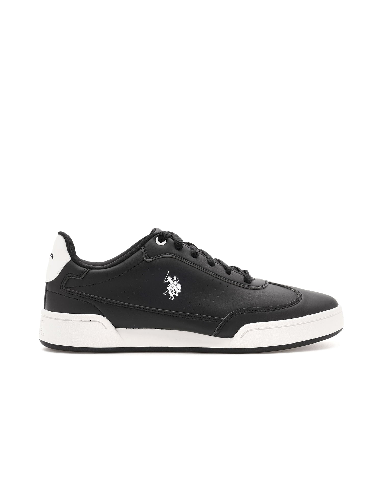 Men Camry Solid Sneaker Black - U.S. Polo Assn. India | Large