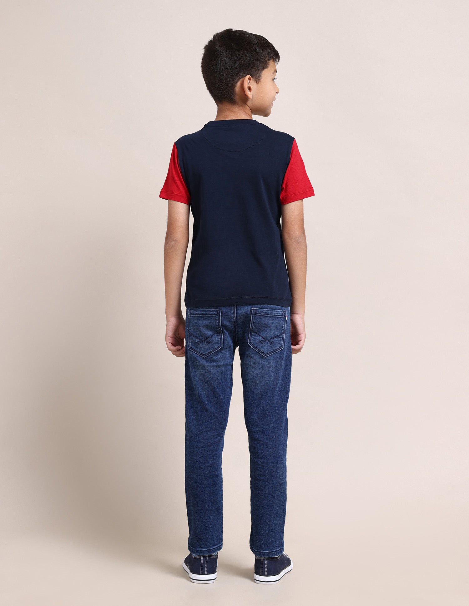 Boys Pure Cotton Regular T-shirt Blue - U.S. POLO ASSN. | Large