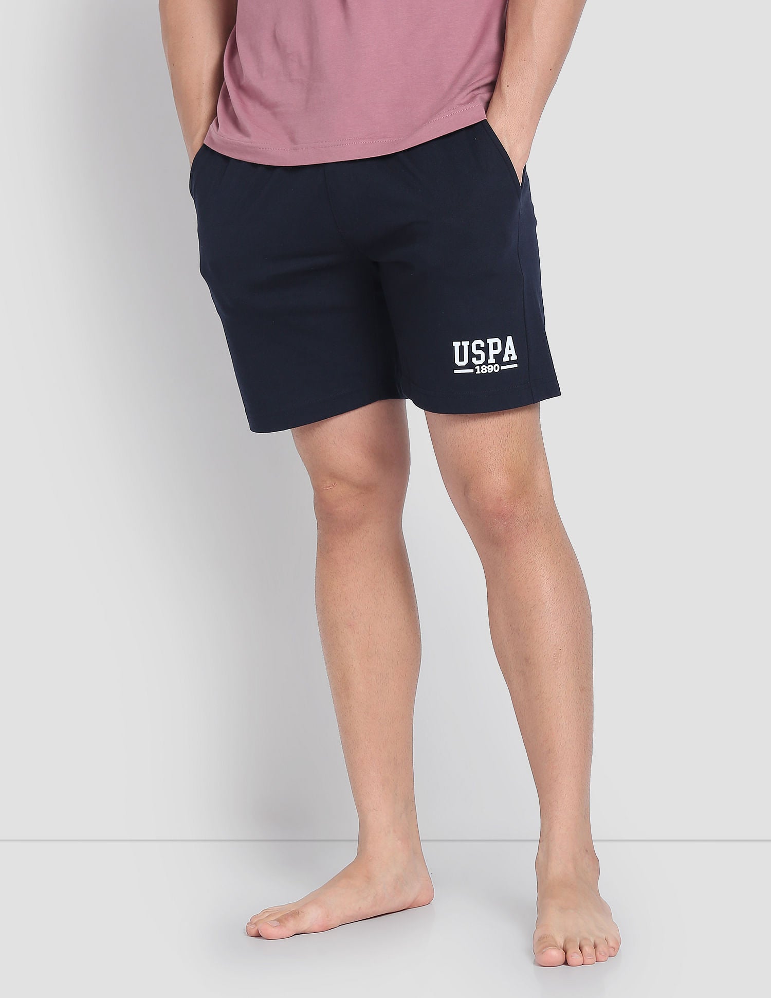 Solid Logo IYBF Knit Shorts - Pack Of 1 Navy - U.S. POLO ASSN. | Large