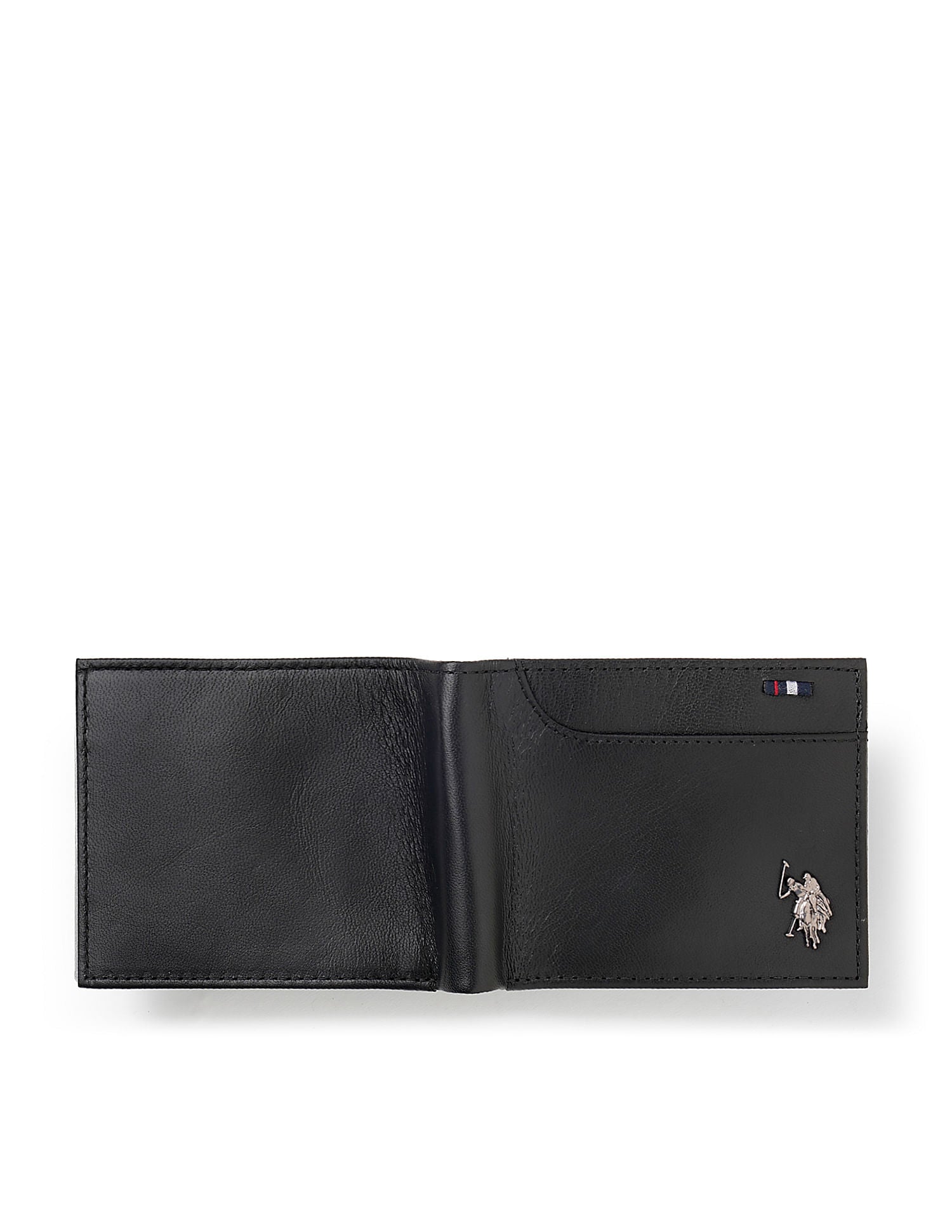 Opera Bi-Fold Leather Wallet Black - U.S. Polo Assn. India | Large
