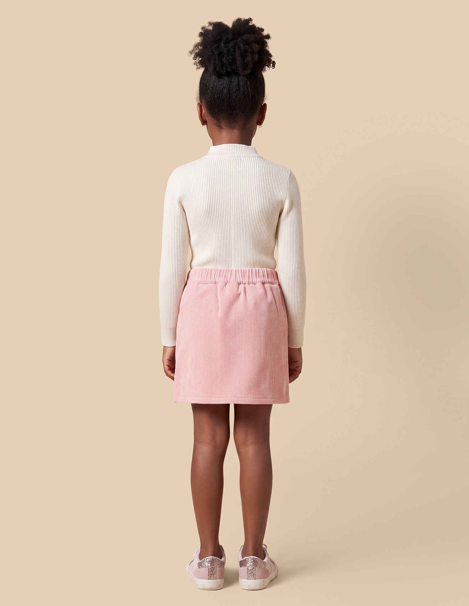 Mid Rise Corduroy Skirt Pink - U.S. Polo Assn. India | Large
