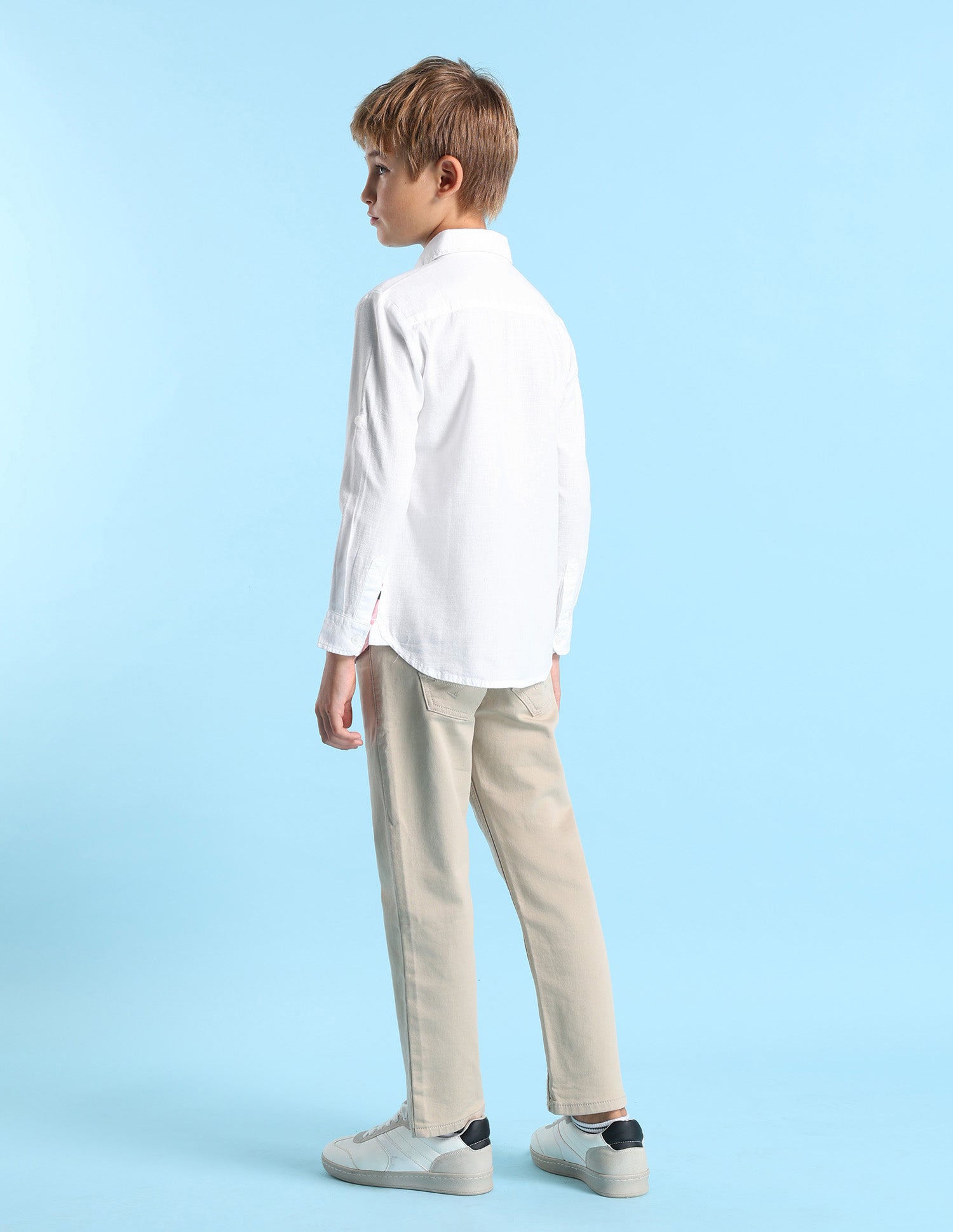 Boys Colourblocked Regular Fit Shirt Pink - U.S. POLO ASSN. | Large