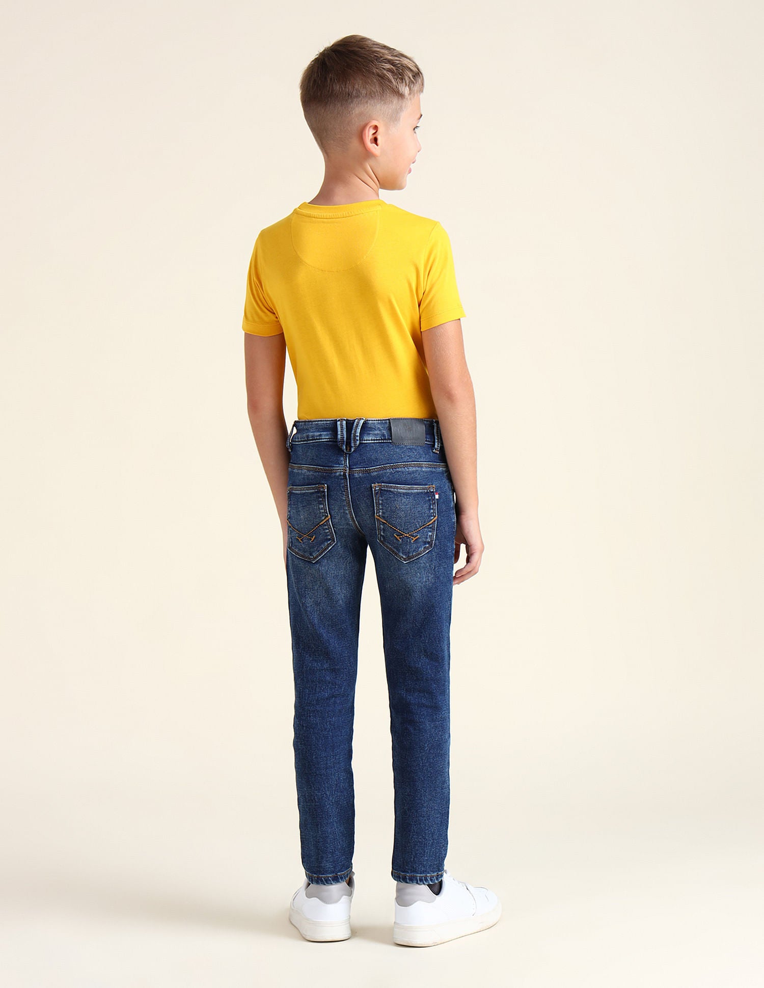 Slim Fit Stone washed Jeans Blue - U.S. POLO ASSN. | Large