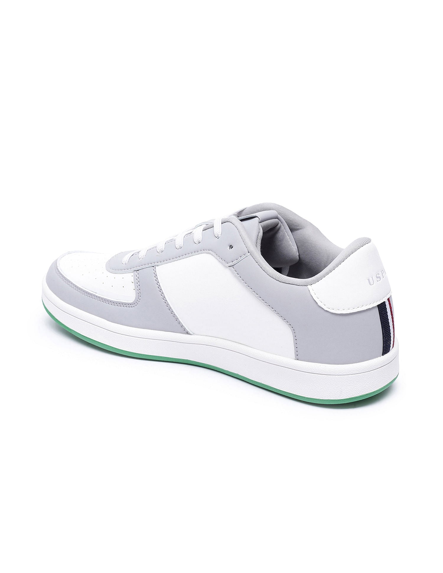 Men Rein 2.0 Grey Retro Court Sneakers Grey - U.S. POLO ASSN. | Large